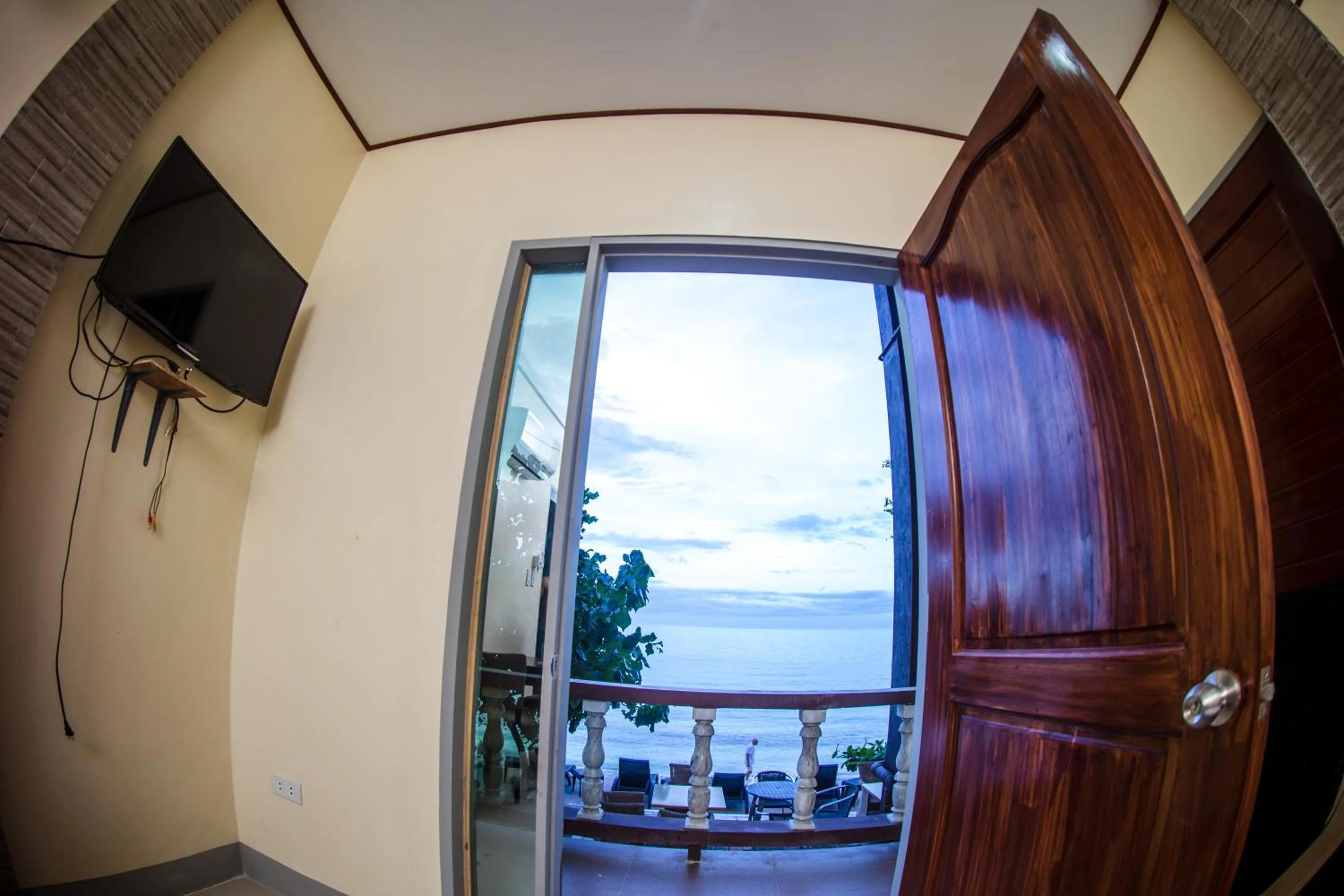 Balcony/Terrace in Oslob Seafari Resort