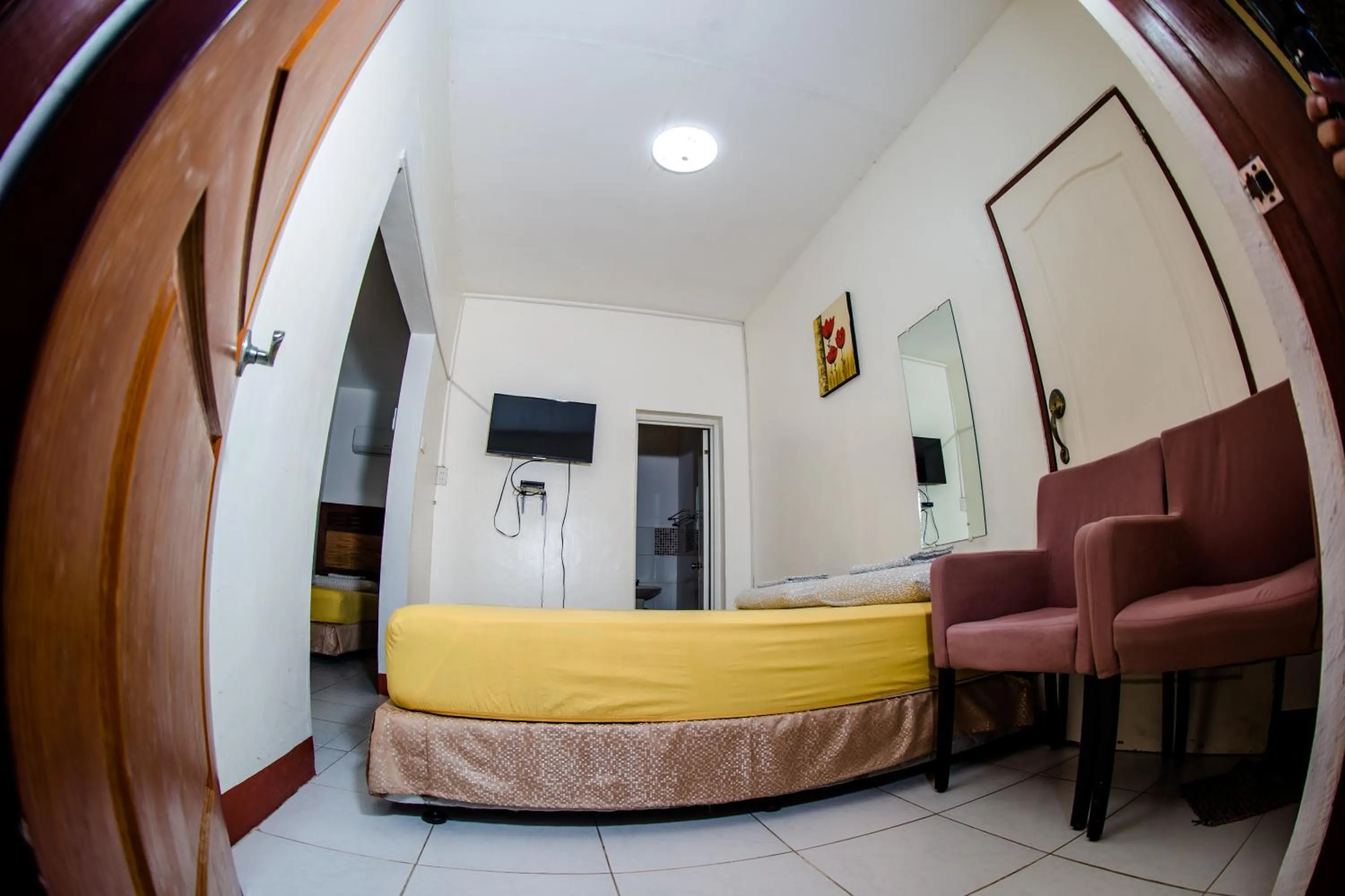 Bed in Oslob Seafari Resort