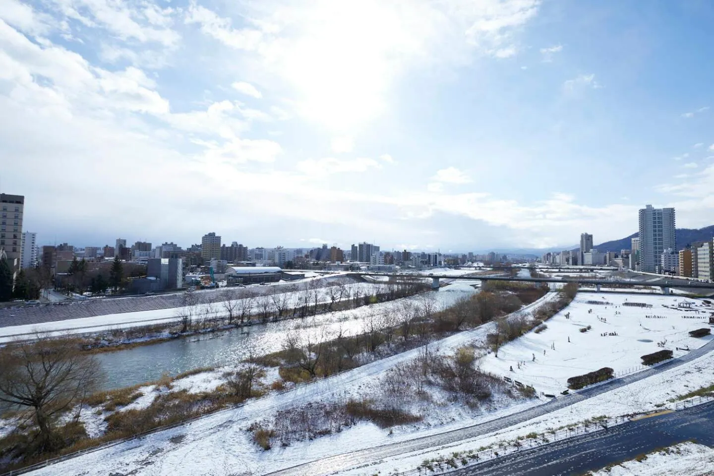 River view in Riverside Hotel Sapporo