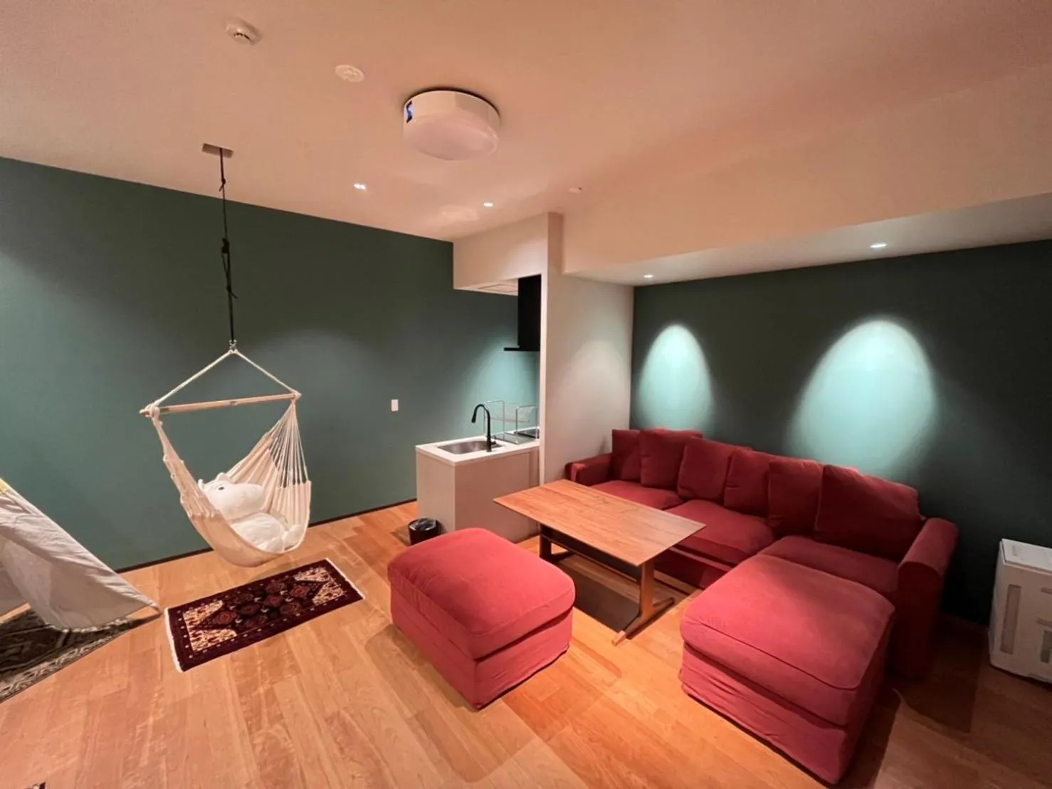 Living room, Bed in Riverside Hotel Sapporo