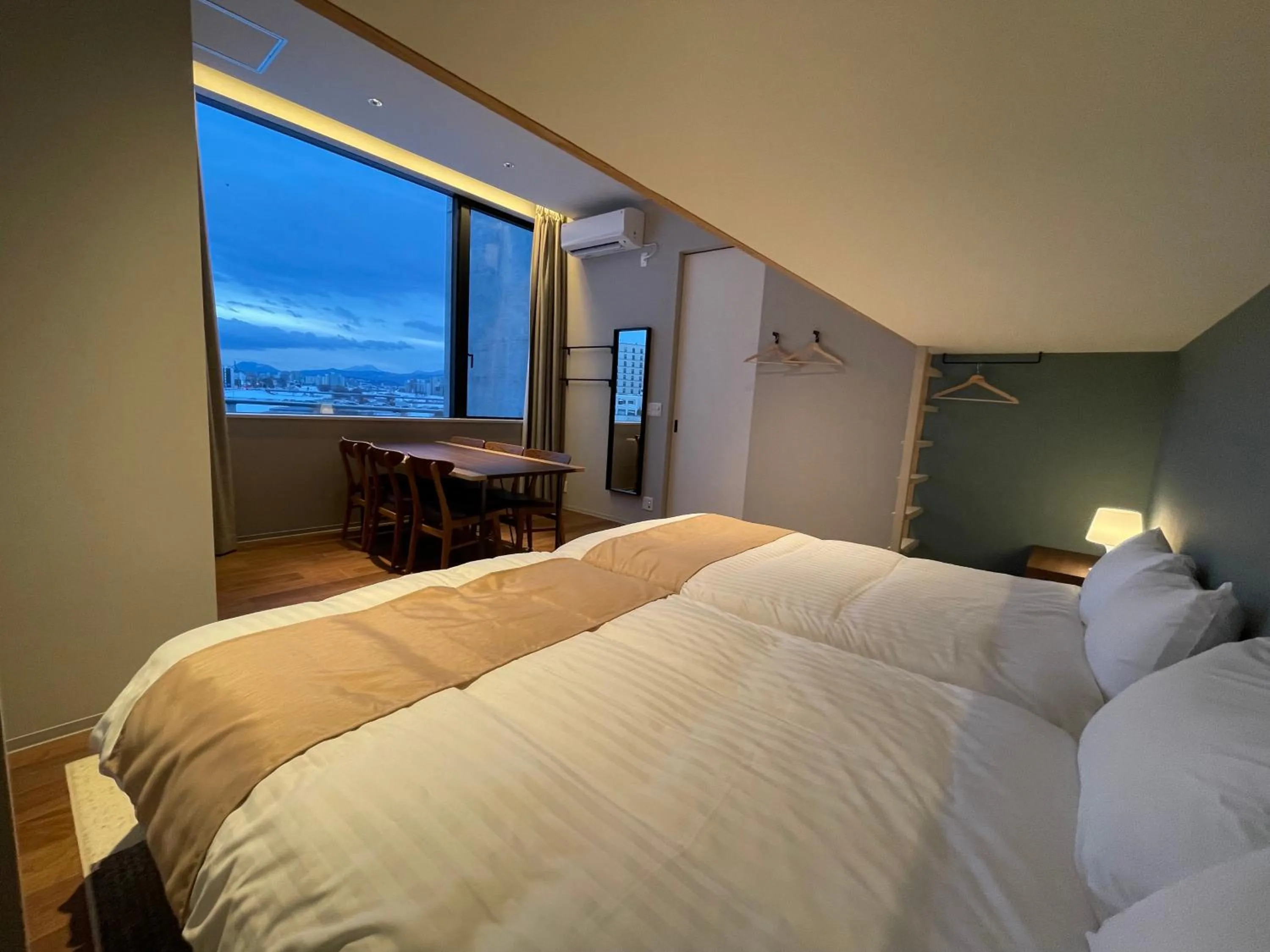 Bed in Riverside Hotel Sapporo