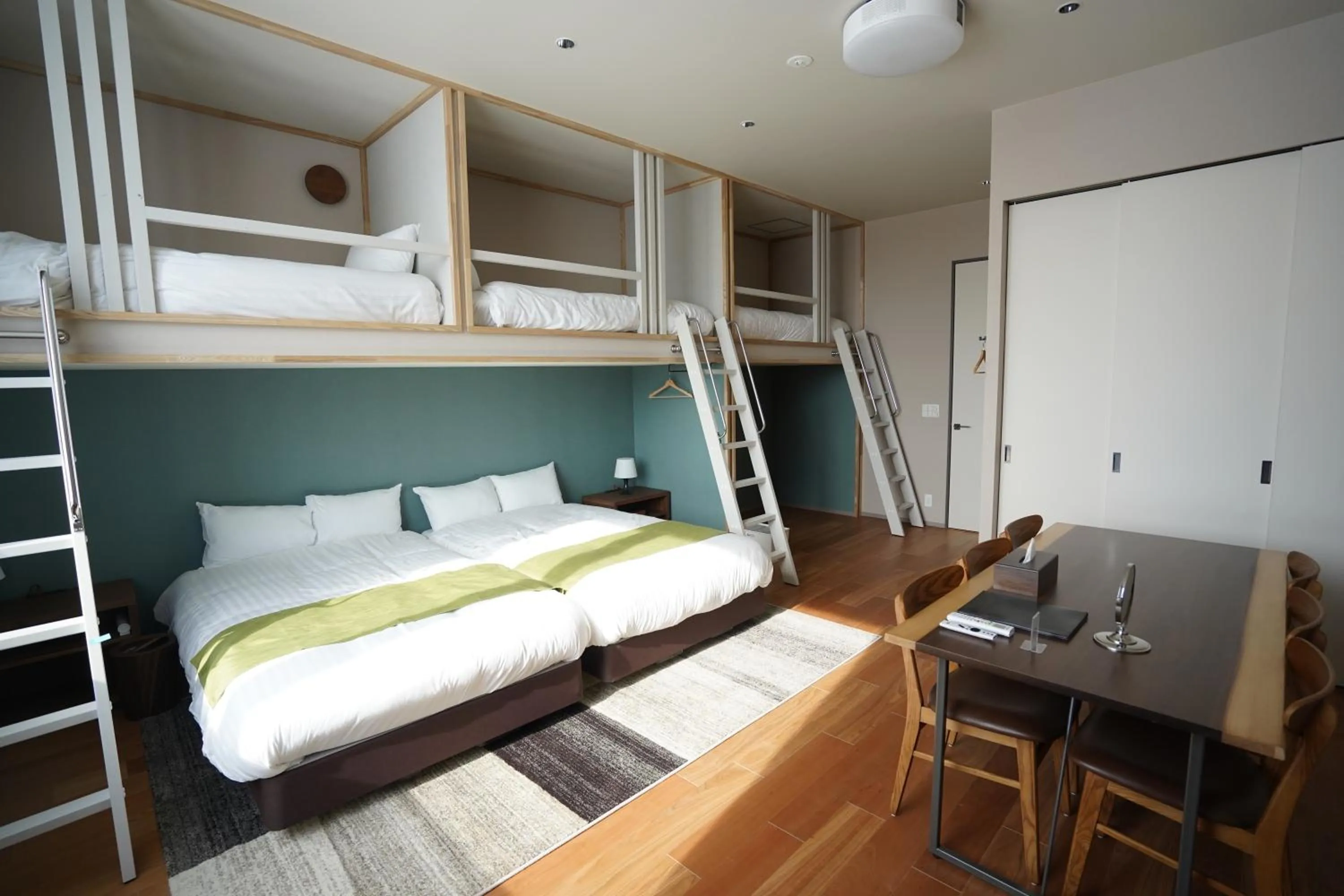 Bed in Riverside Hotel Sapporo