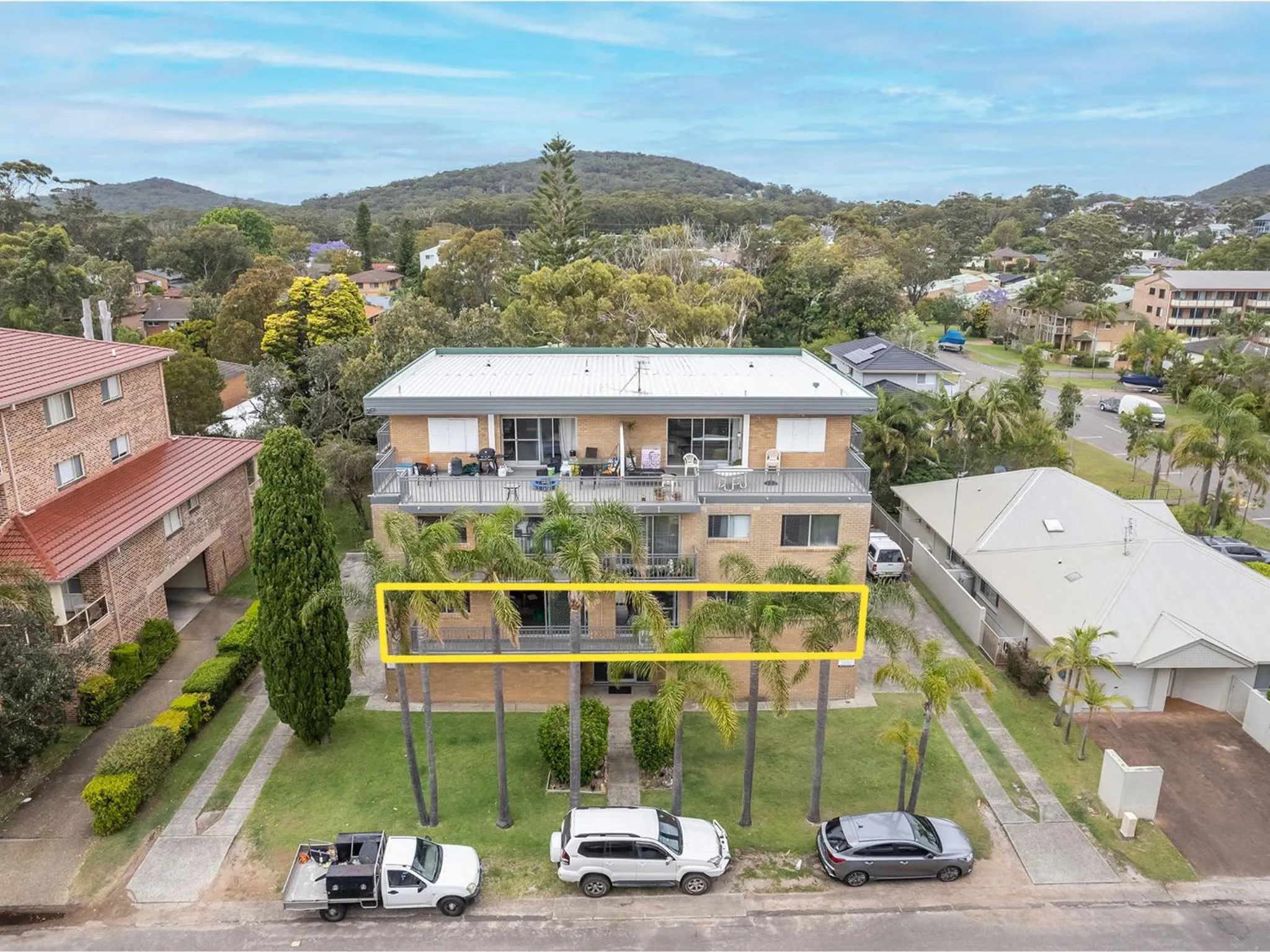 Street view in Veronica Court 2, 4 Weatherly Cl - Between Little Beach & Shoal Bay Beach, WiFi & Aircon