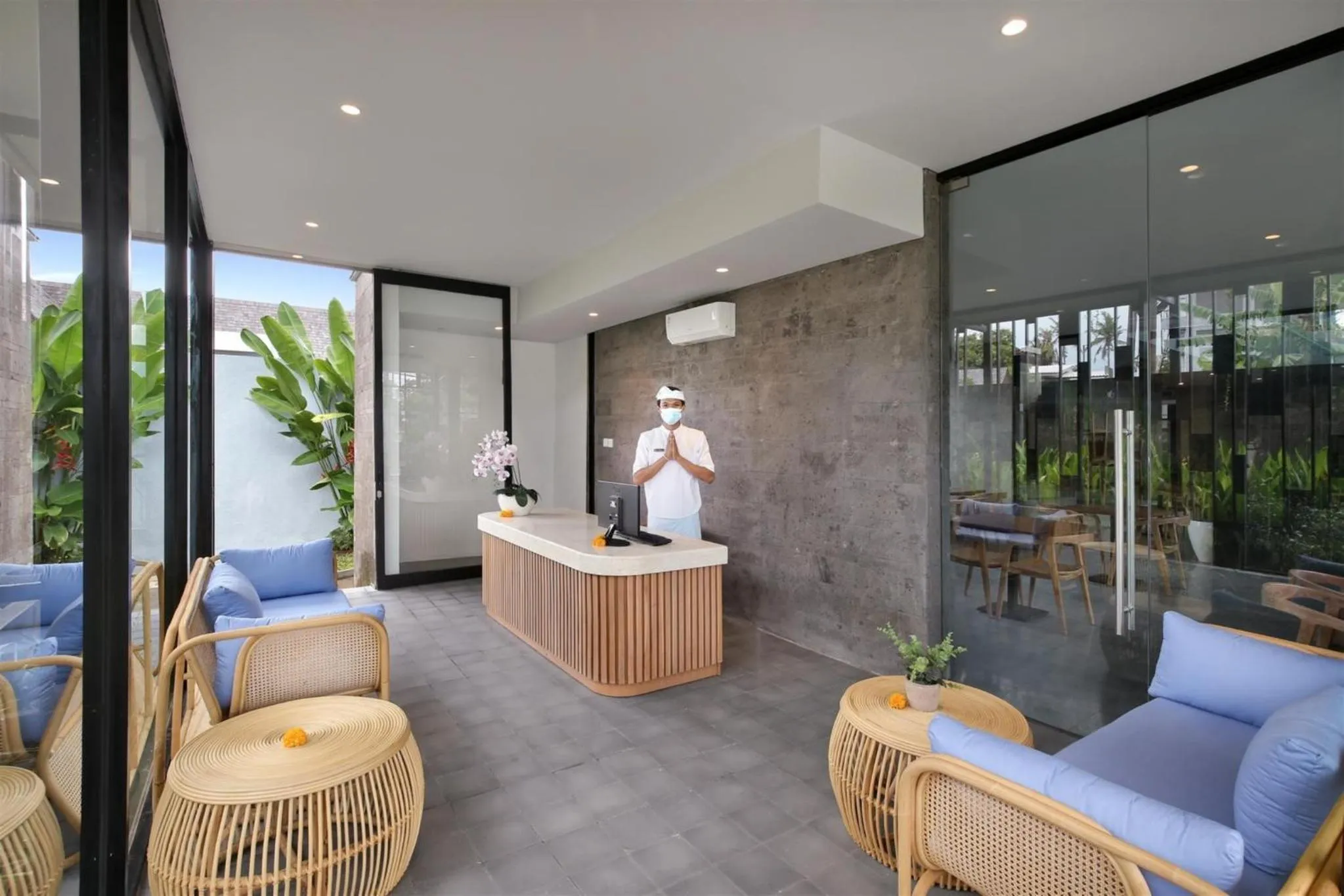 Lobby or reception in Sanora Villa Sanur by Ini Vie Hospitality