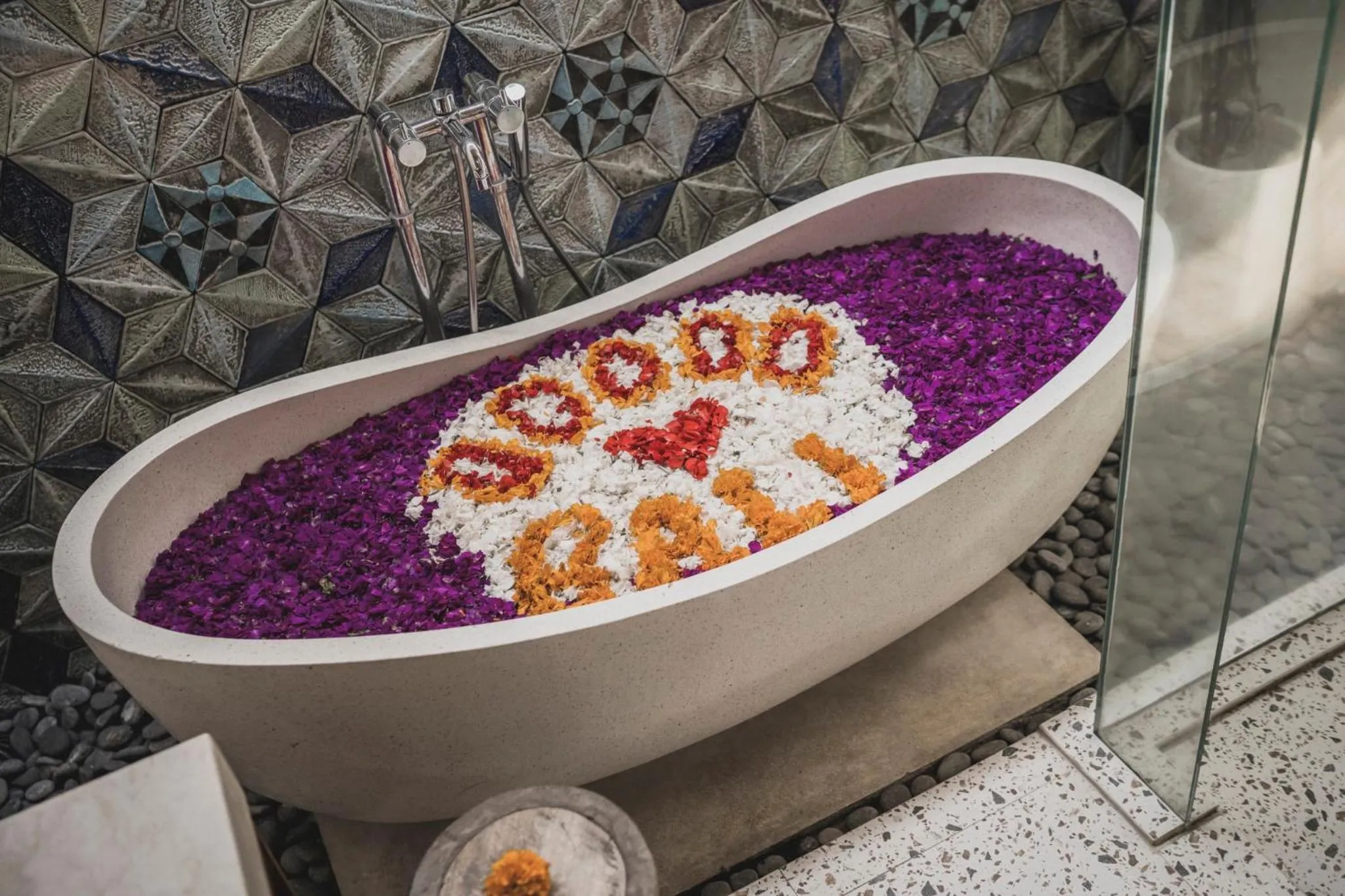 Bath in Sanora Villa Sanur by Ini Vie Hospitality