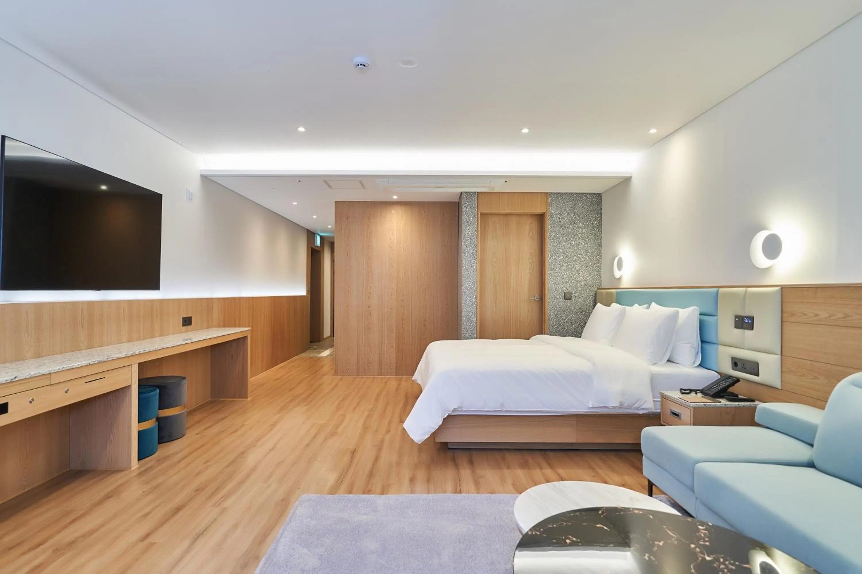 Bed in JN PARK Hotel