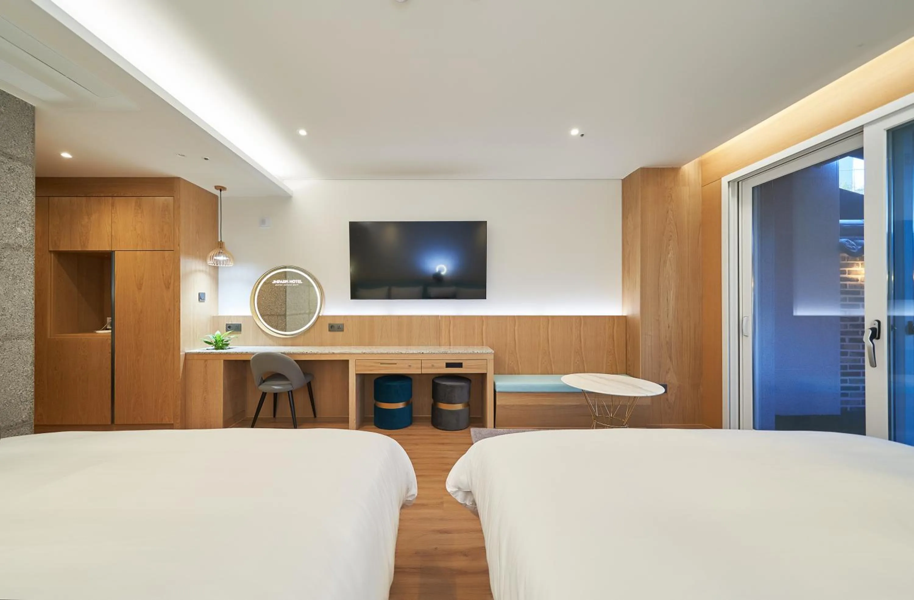 Bed in JN PARK Hotel