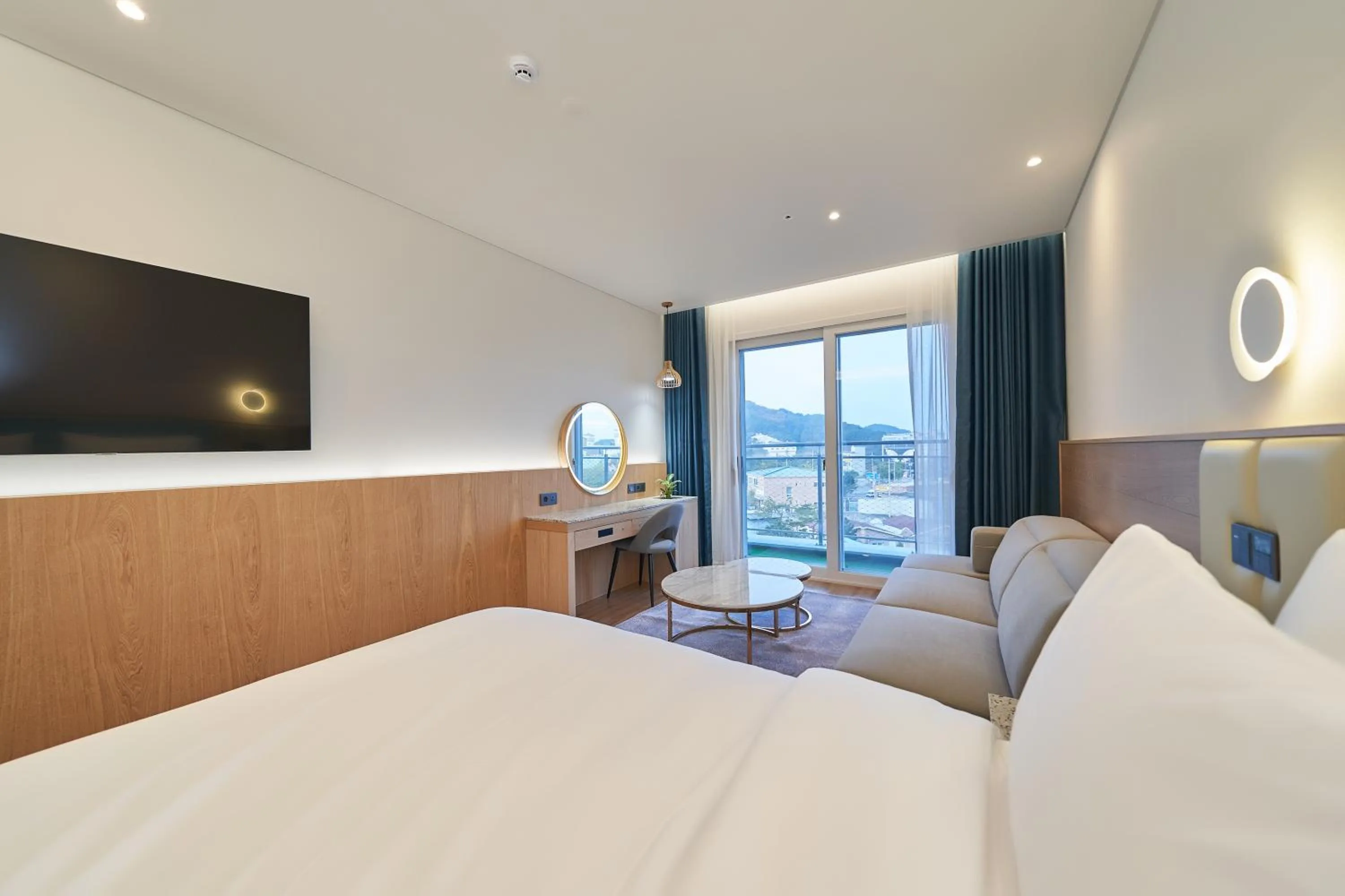 Bed in JN PARK Hotel