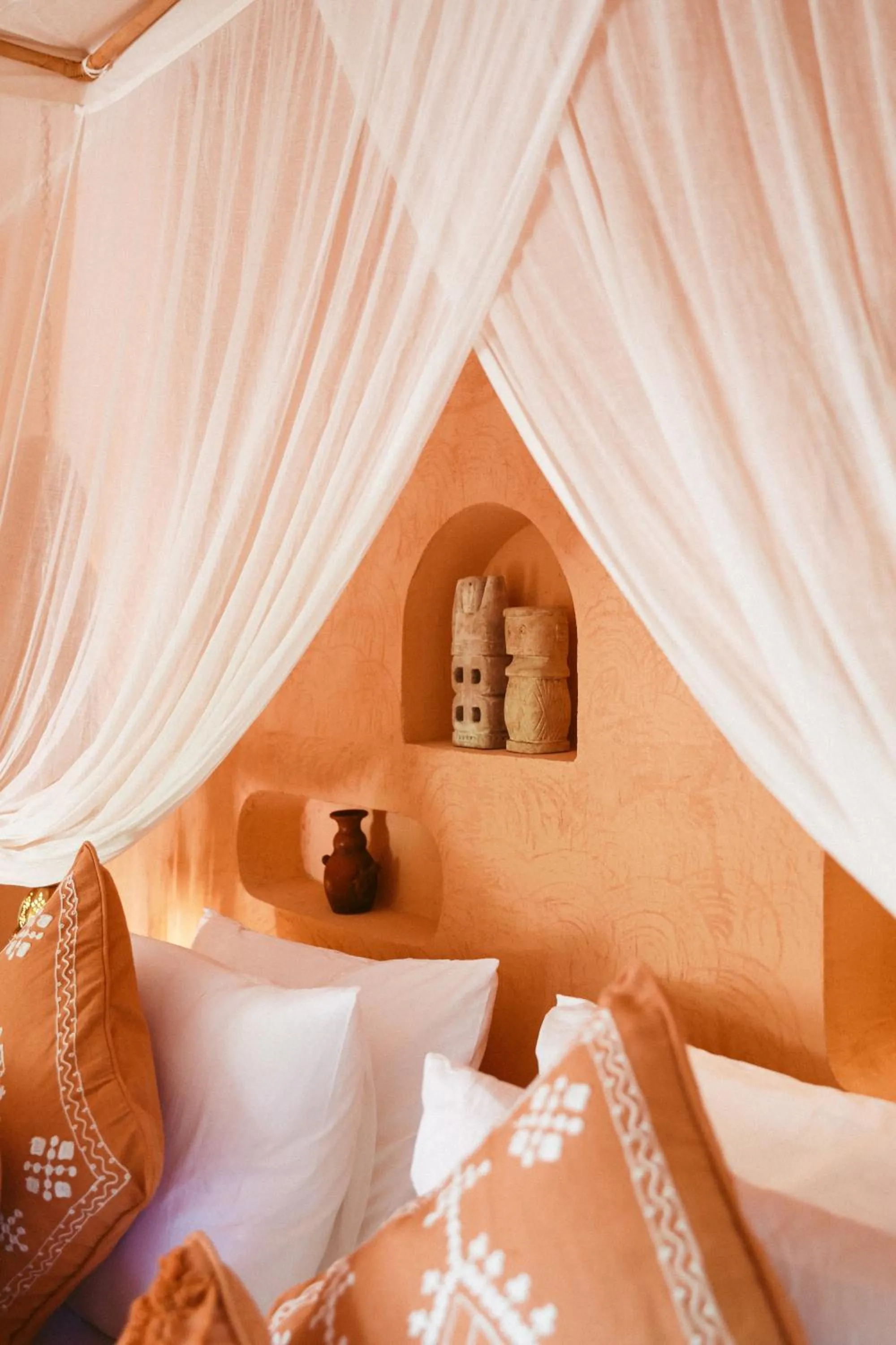 Bed in Terra Cottages Bali