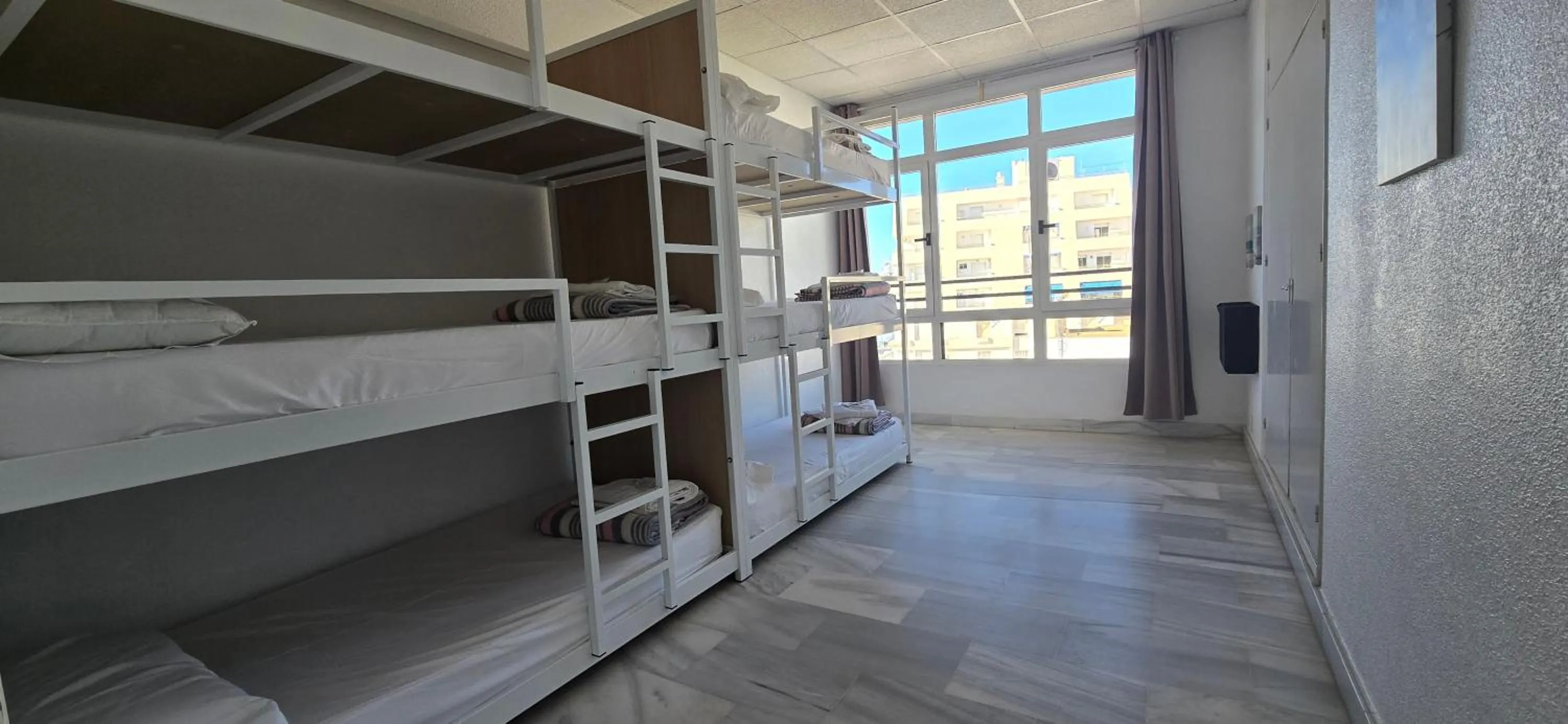 Bed in Albergue Club Náutico de Águilas