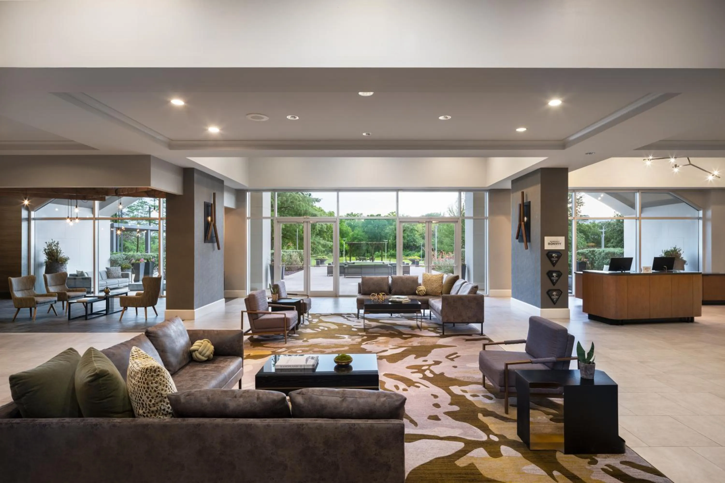 Lobby or reception in Dallas/Fort Worth Marriott Hotel & Golf Club at Champions Circle