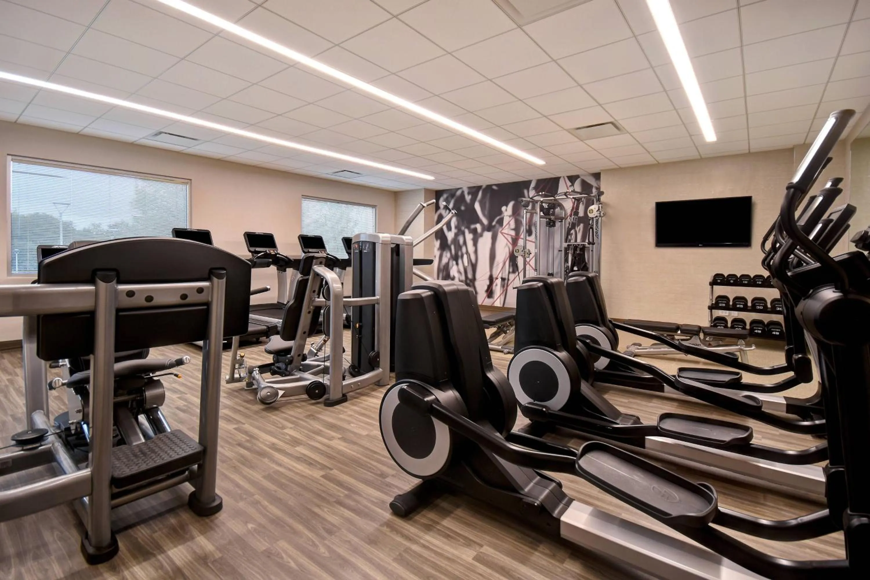 Fitness centre/facilities in Dallas/Fort Worth Marriott Hotel & Golf Club at Champions Circle