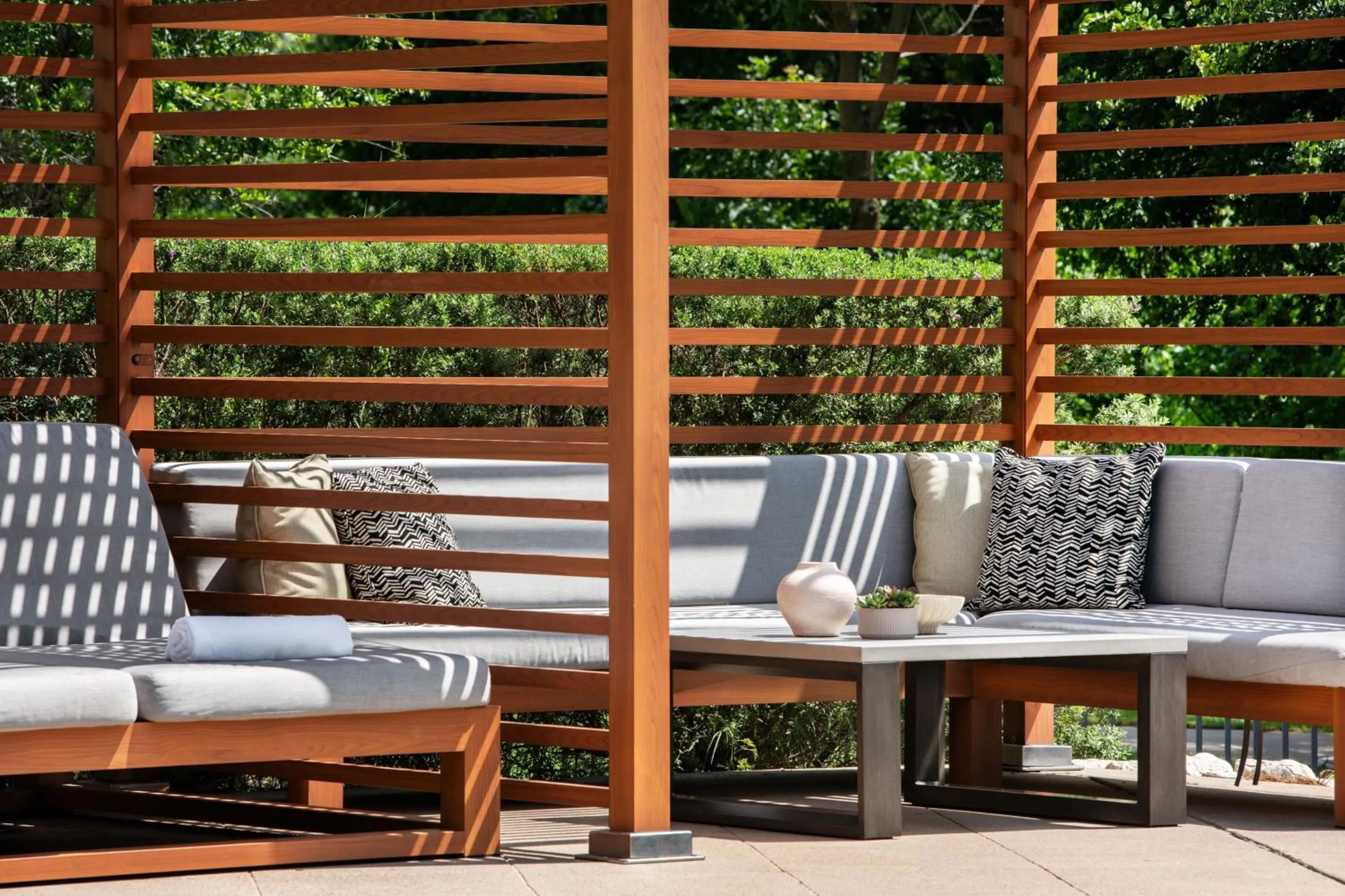 Swimming pool in Dallas/Fort Worth Marriott Hotel & Golf Club at Champions Circle