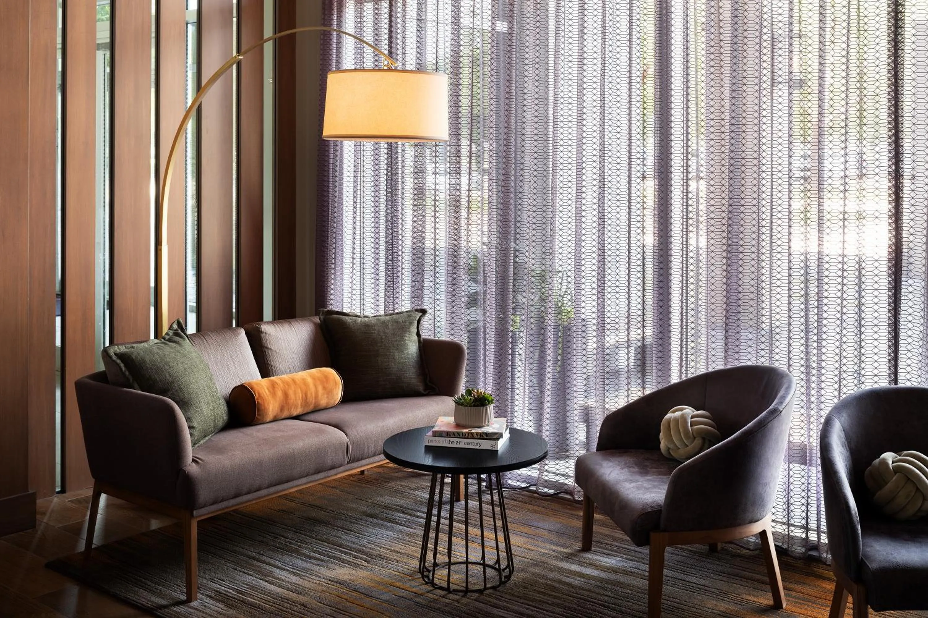 Seating area in Dallas/Fort Worth Marriott Hotel & Golf Club at Champions Circle