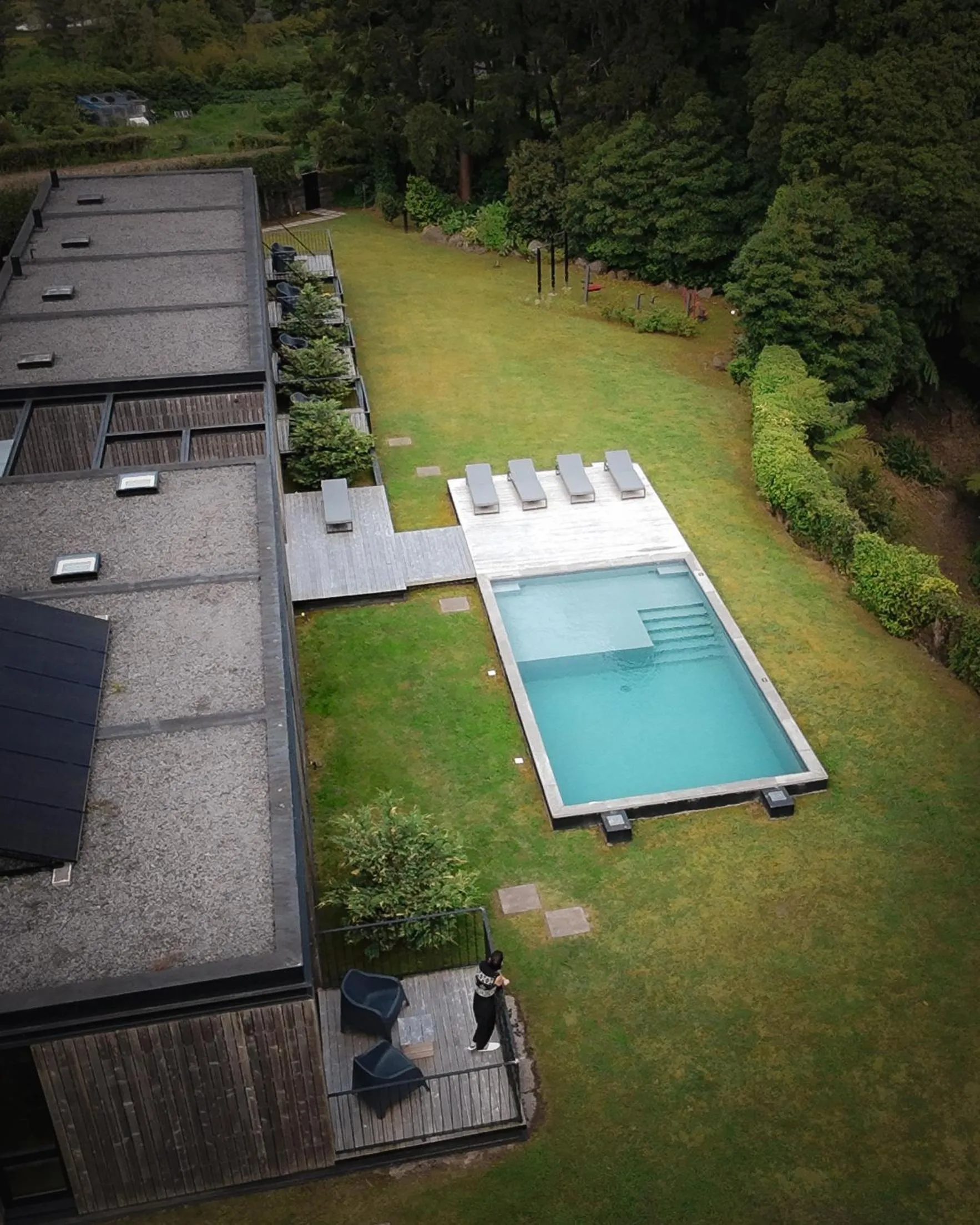 Swimming pool in Landescape Furnas