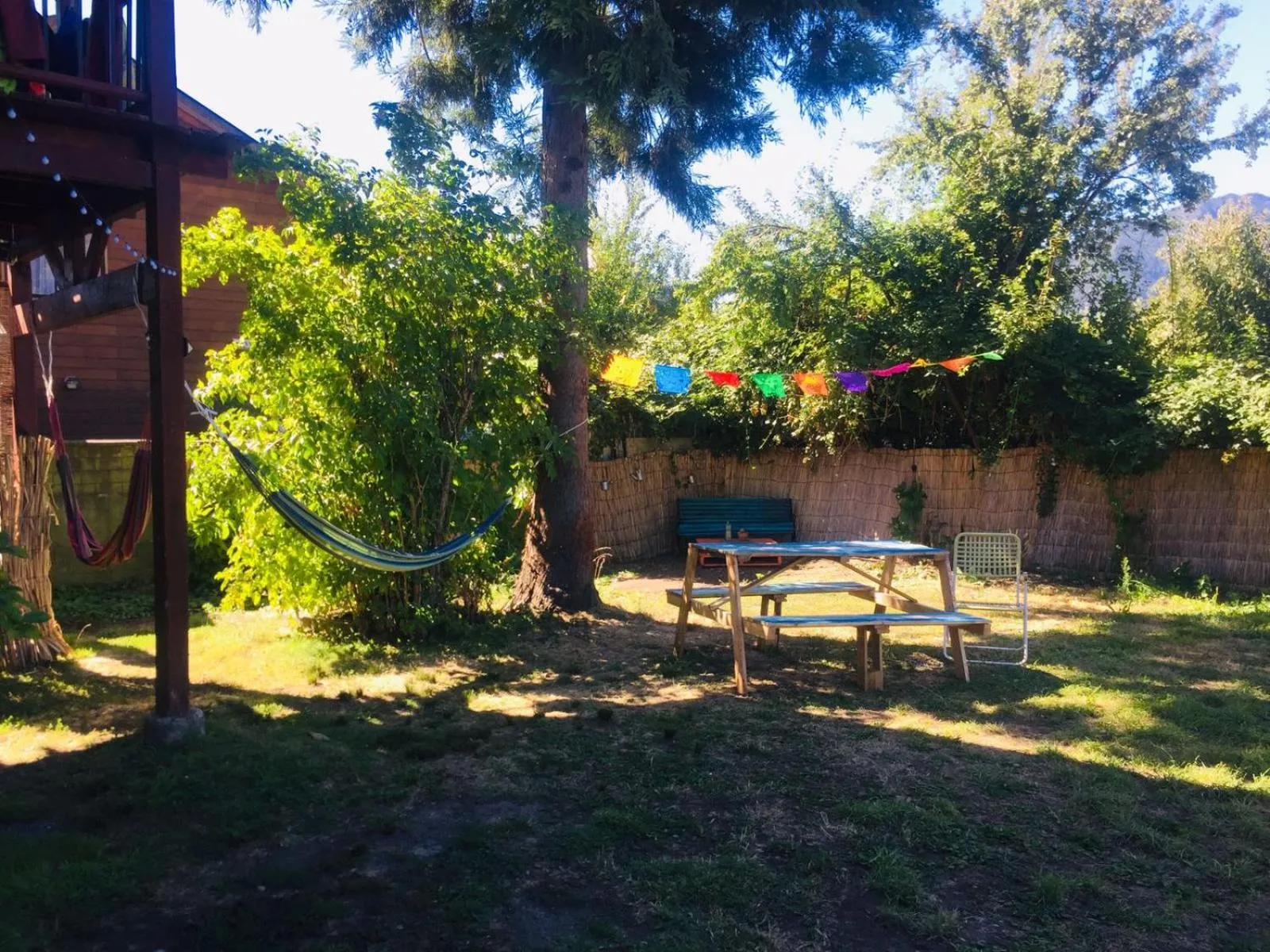 Patio in Hostel Raíz