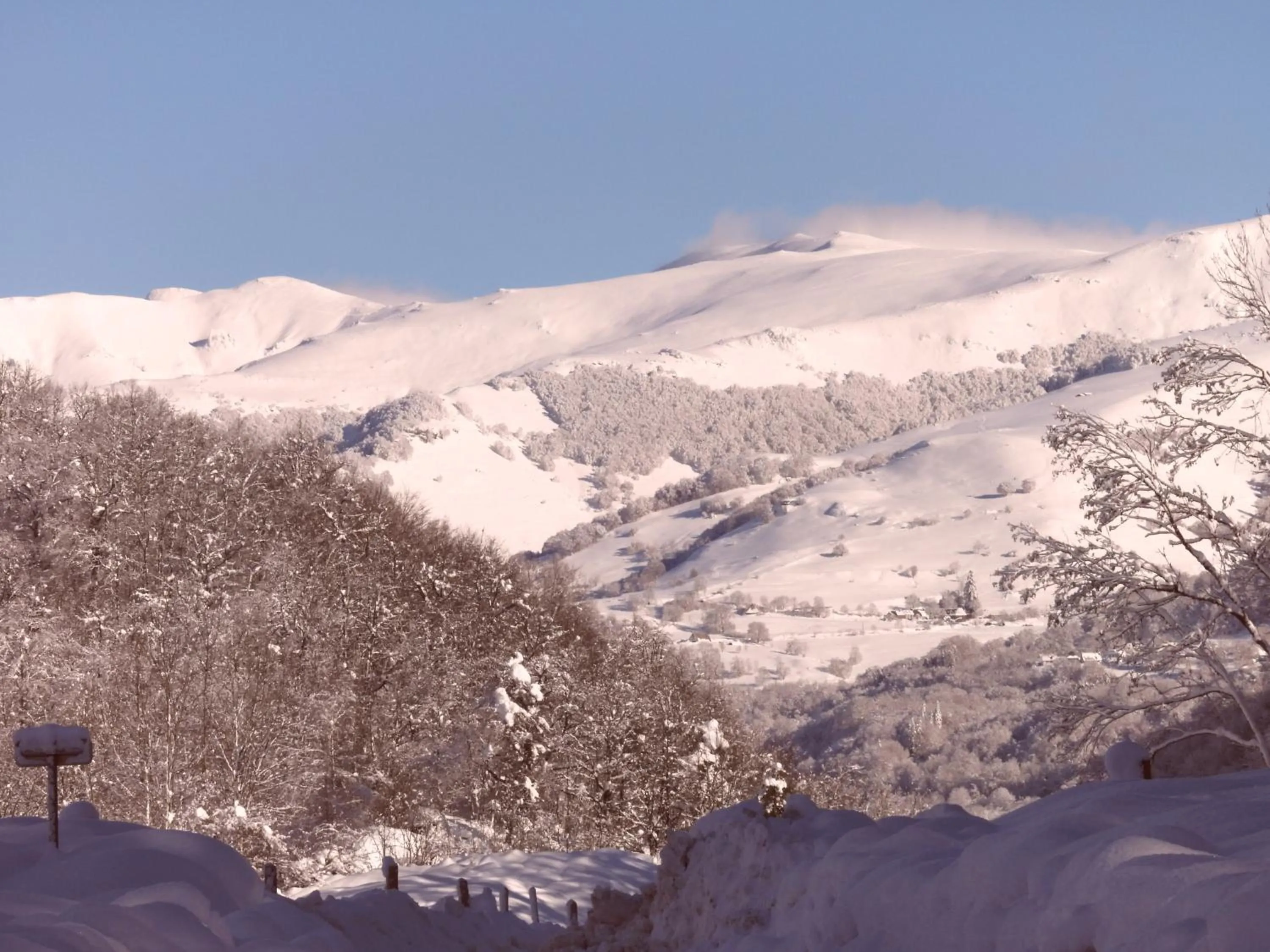 Natural landscape in La Grange de Lily