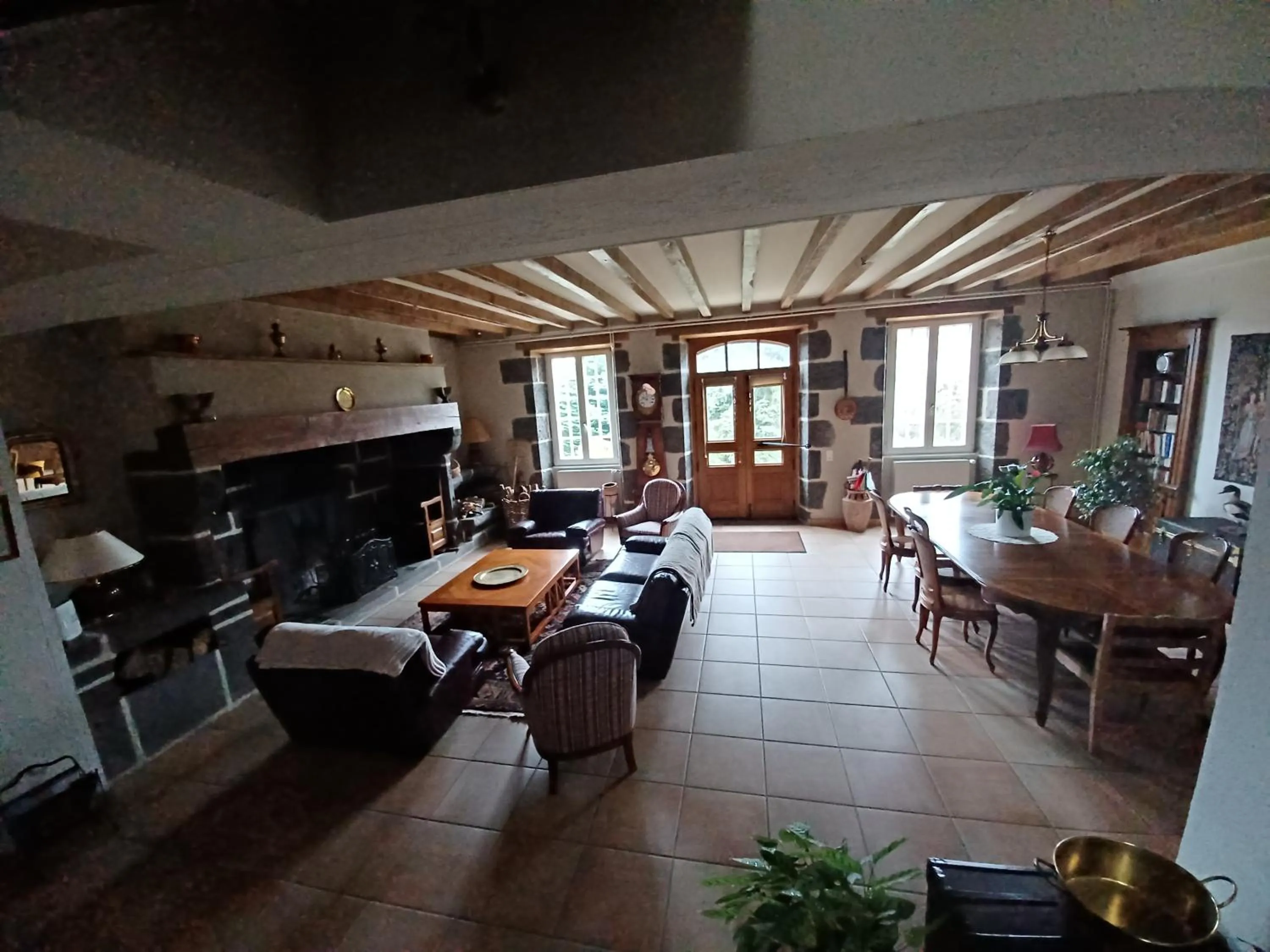 Living room in La Grange de Lily