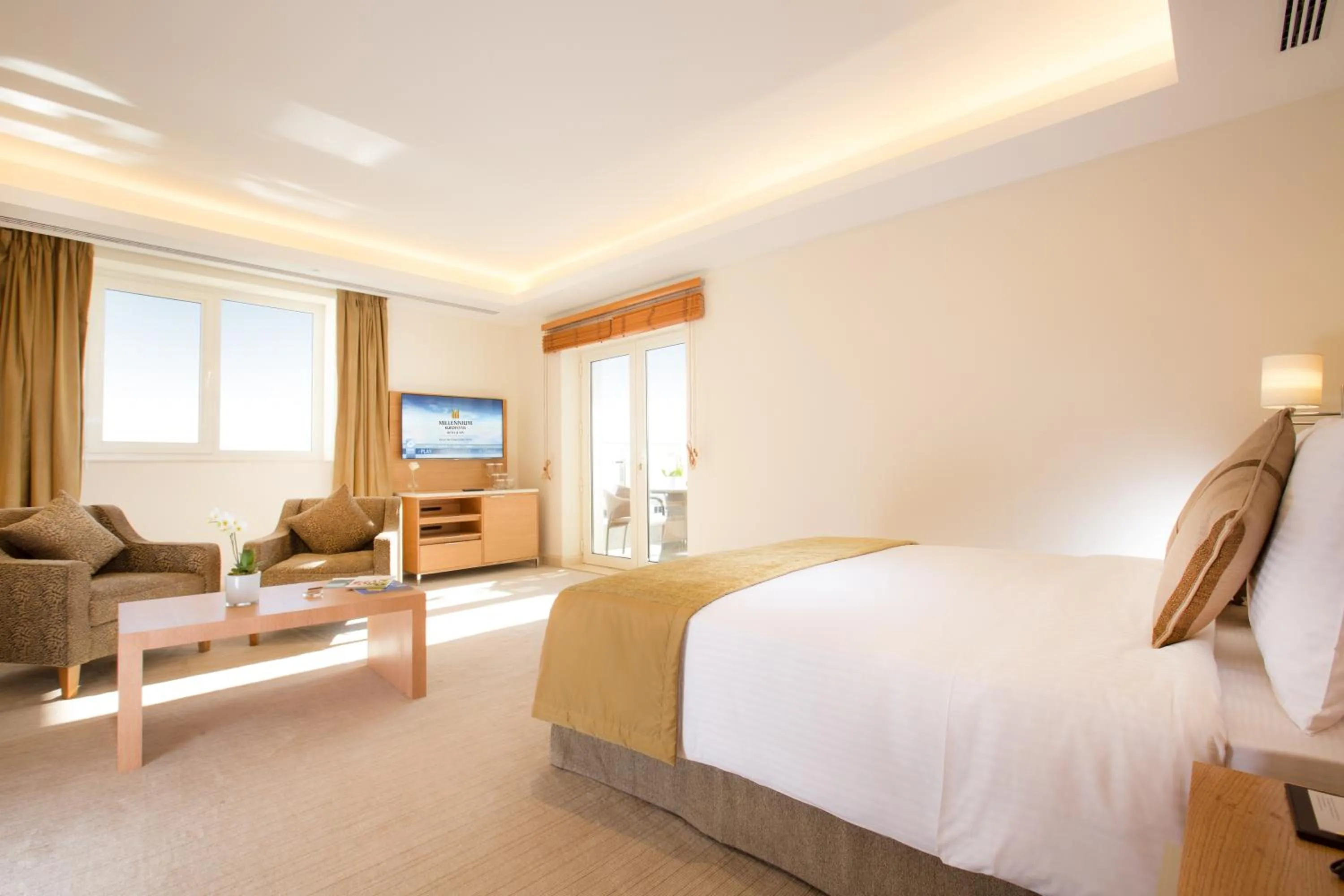 Photo of the whole room, Bed in Millennium Kurdistan Hotel & Spa