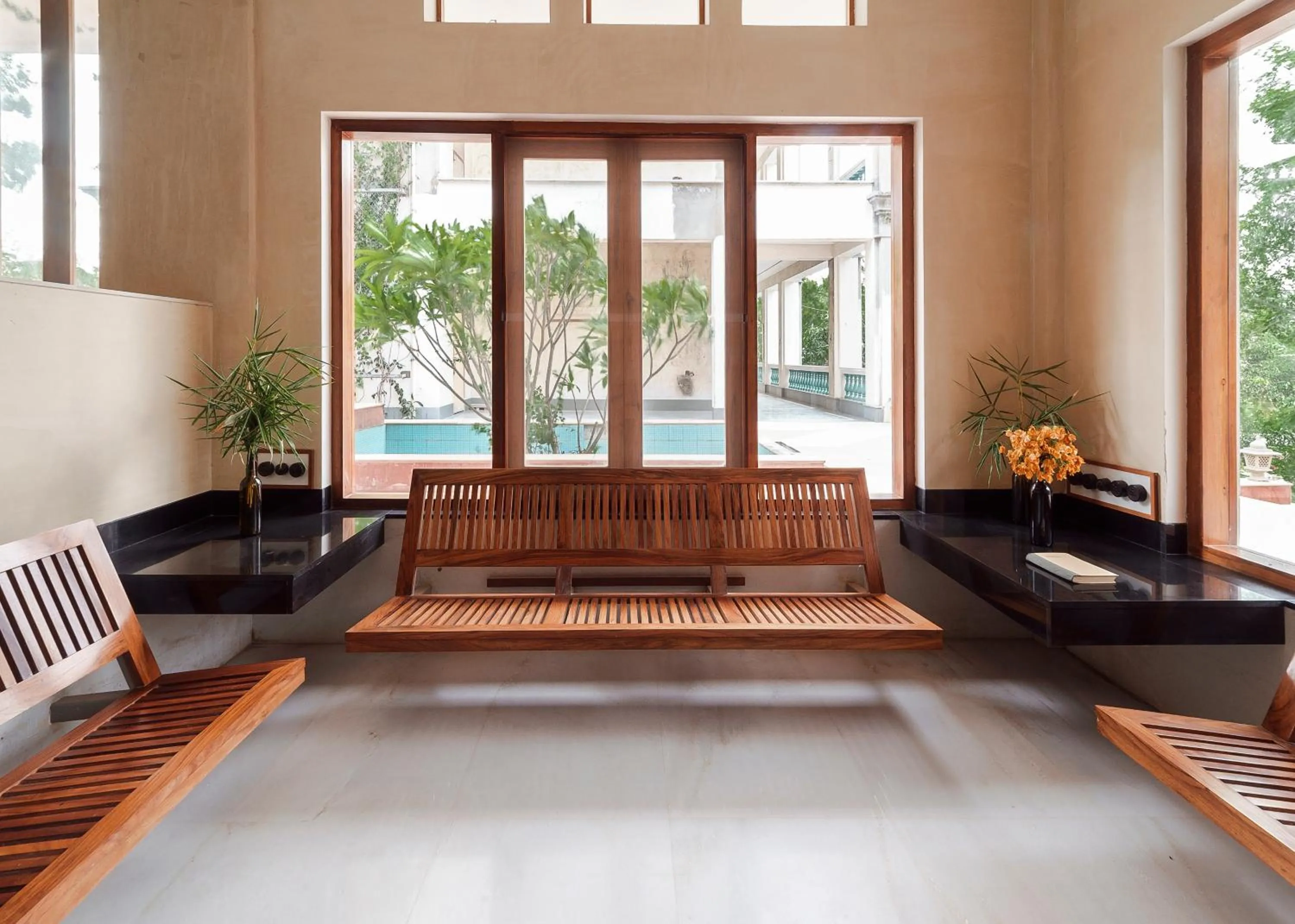 Lobby or reception in PushkarOrganic - Lux farm resort with pool