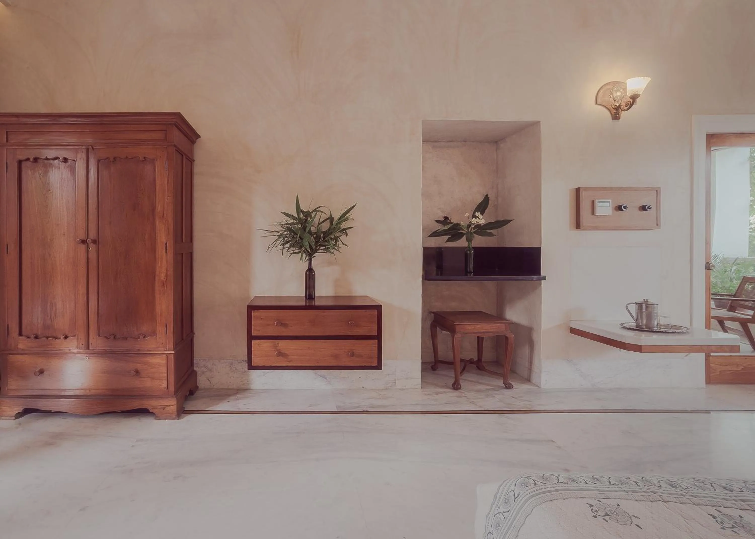 Bedroom in PushkarOrganic - Lux farm resort with pool