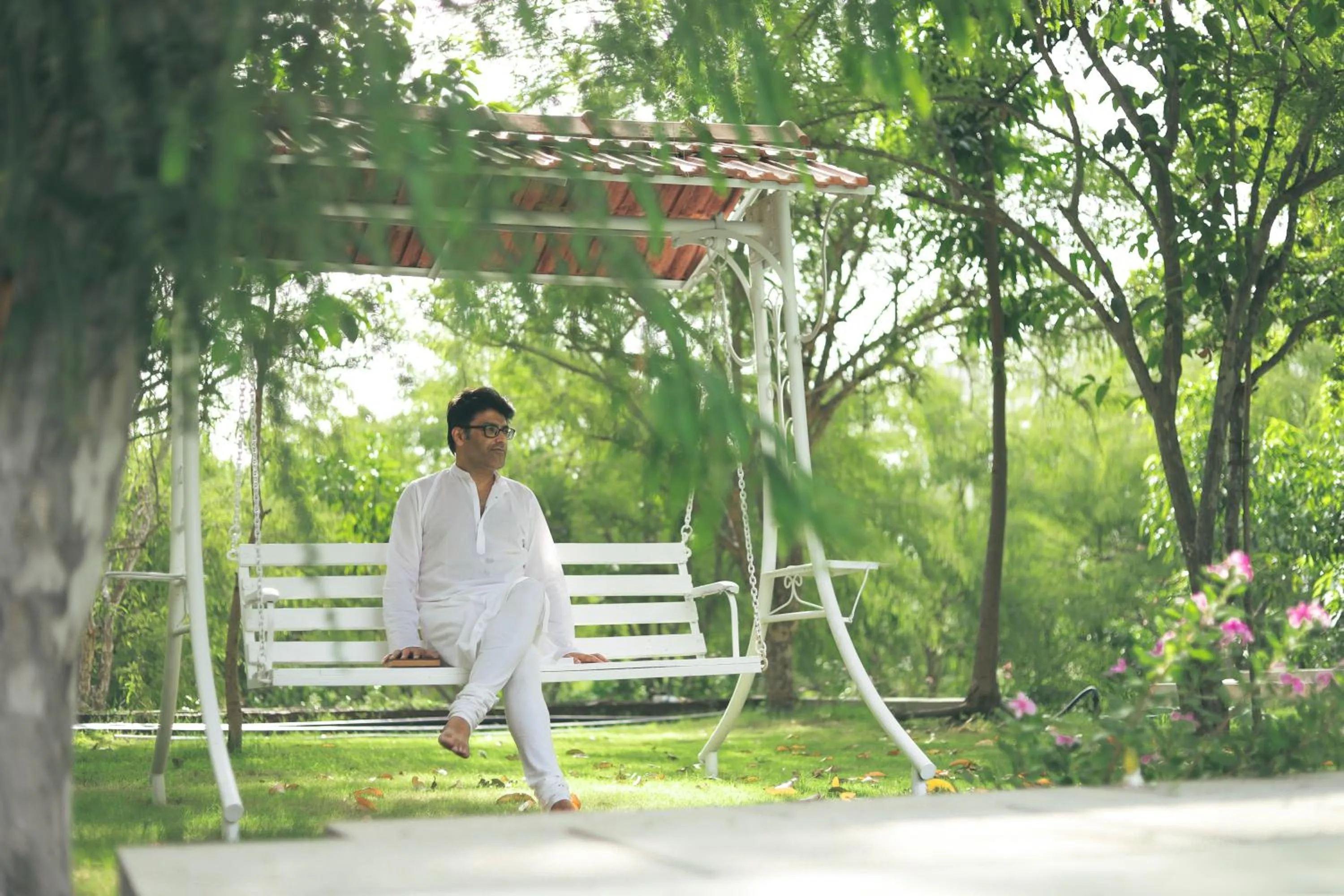 Garden in PushkarOrganic - Lux farm resort with pool