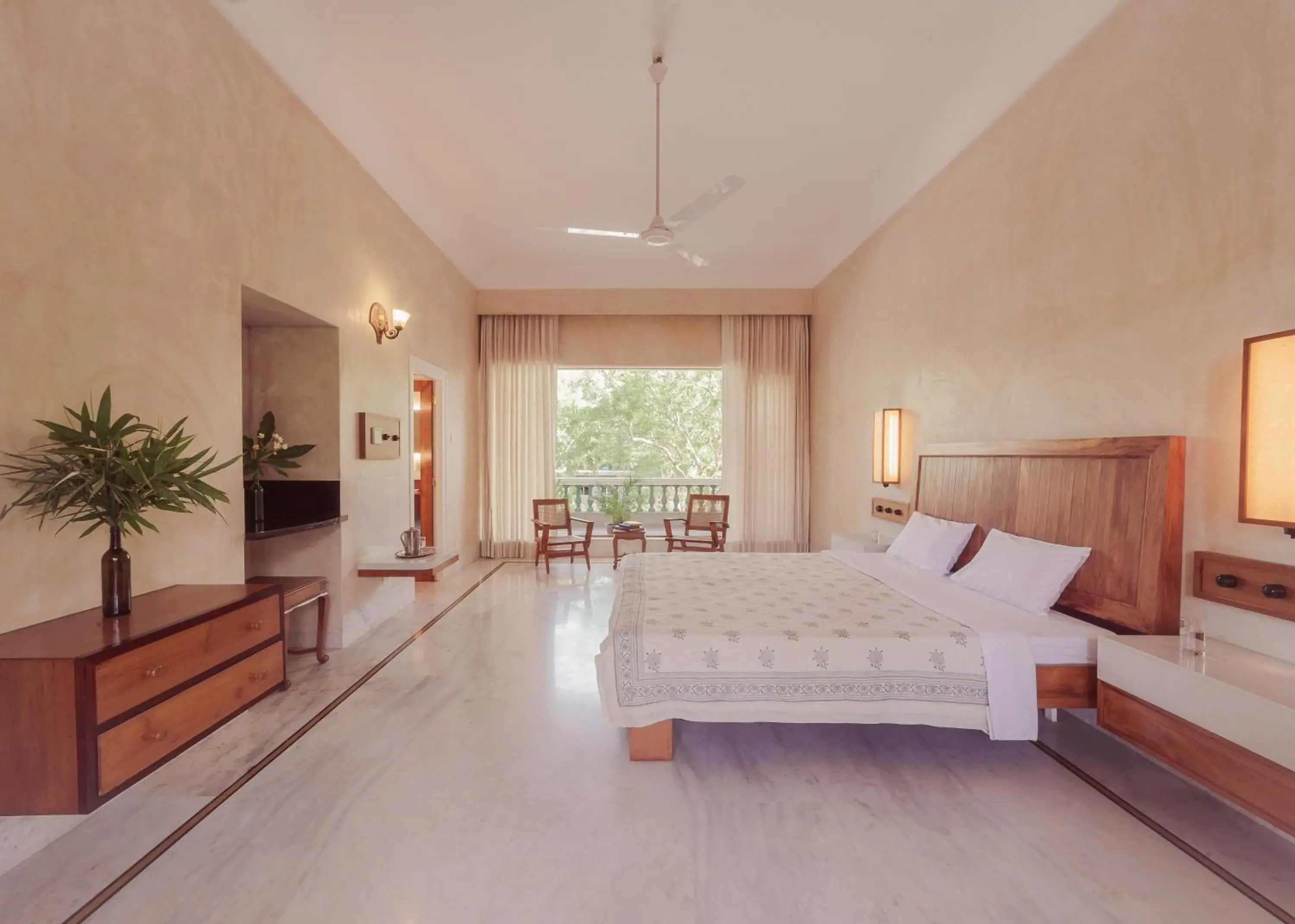 Deluxe Double Room with Balcony in PushkarOrganic - Lux farm resort with pool Deluxe Double Room with Balcony in PushkarOrganic - Lux farm resort with pool