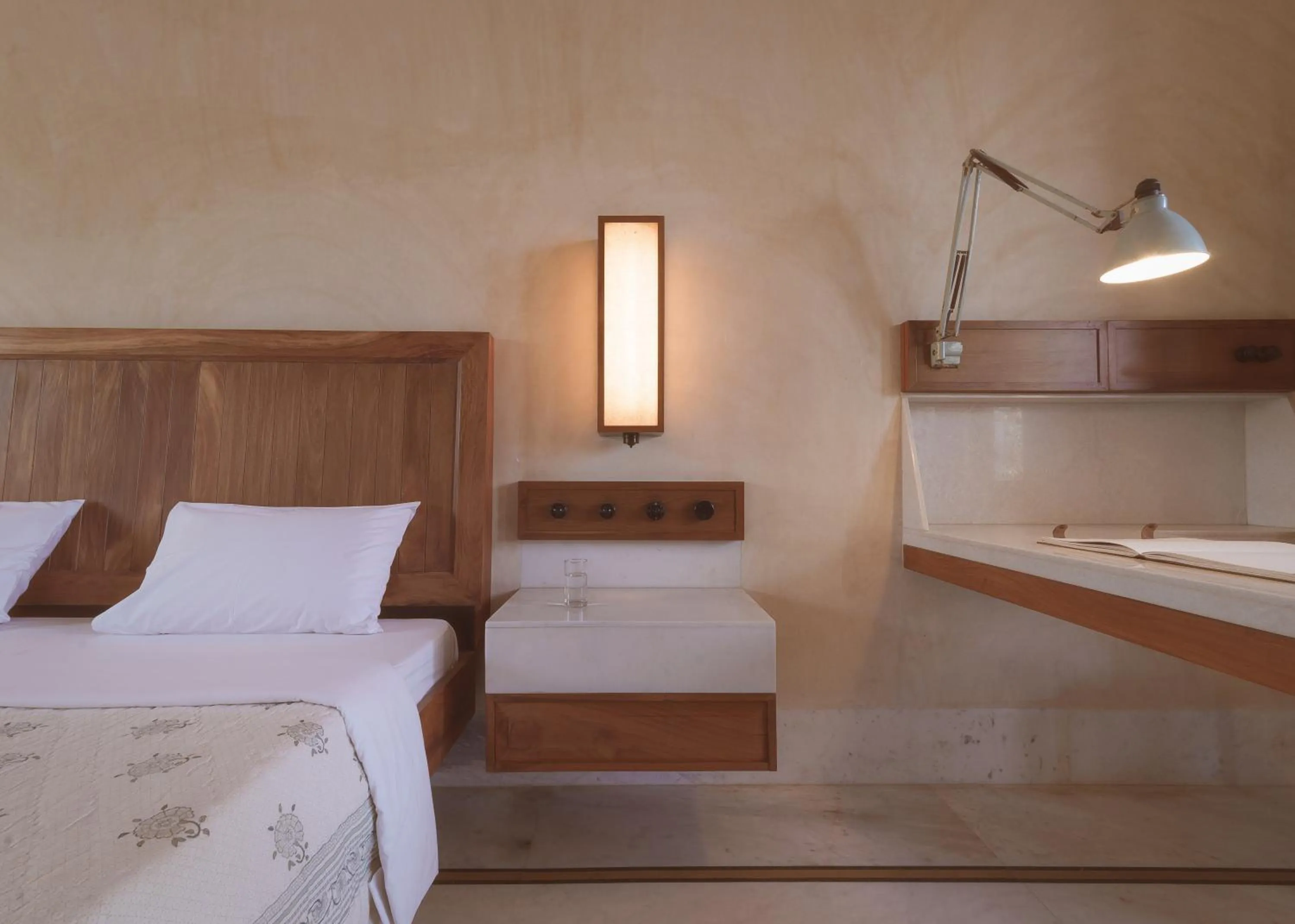 Bed in PushkarOrganic - Lux farm resort with pool