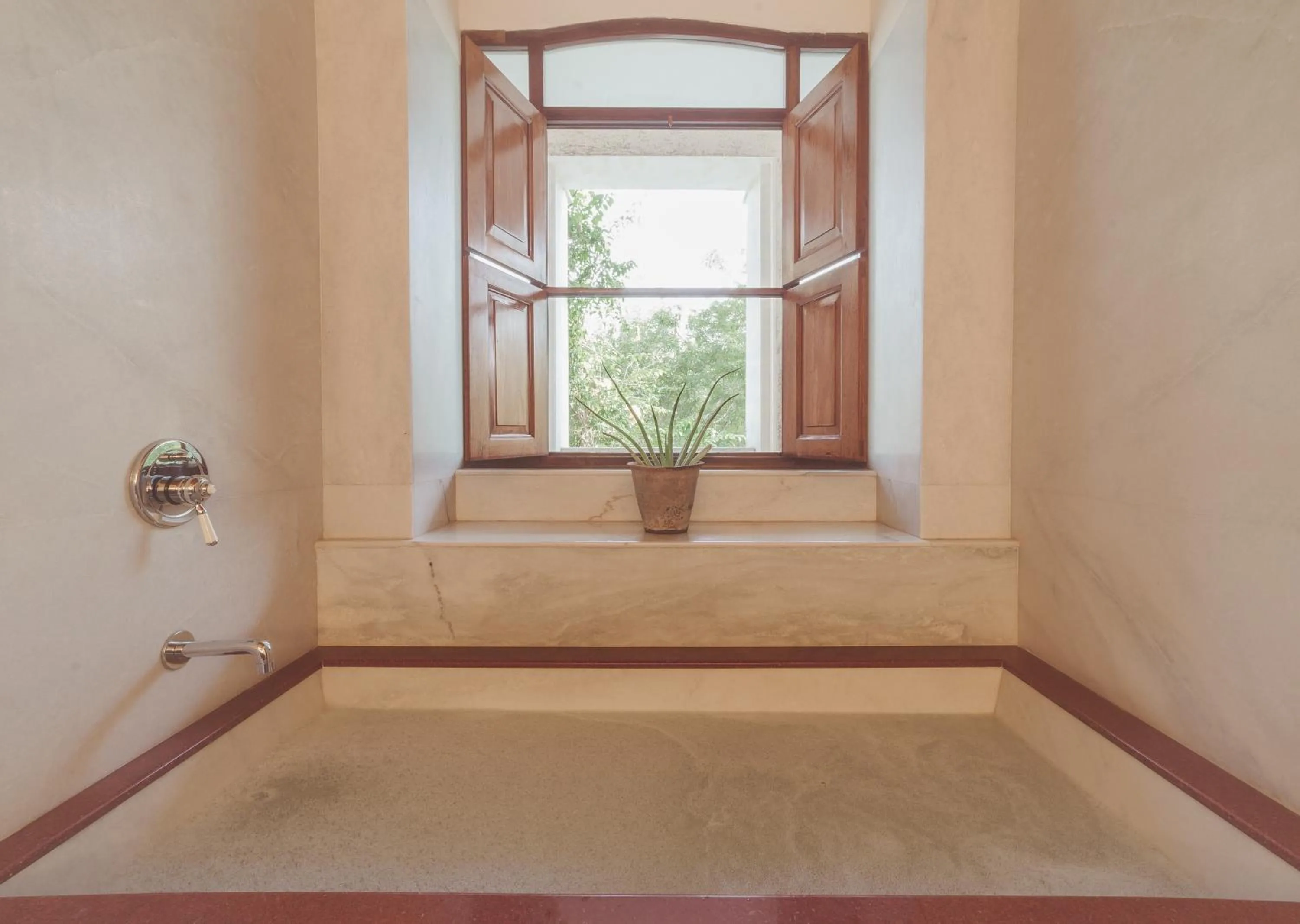 Bathroom, Bed in PushkarOrganic - Lux farm resort with pool