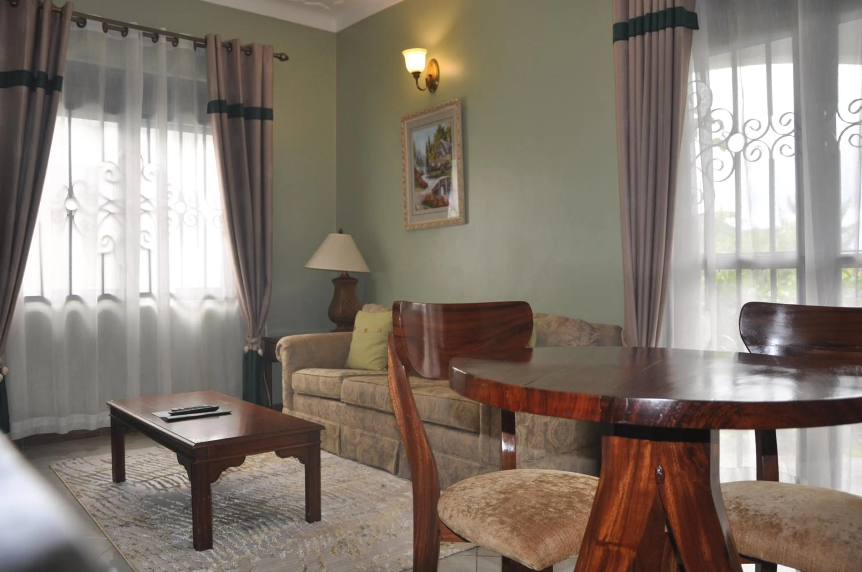 Living room in Home Bliss Hotel- Fort portal Uganda