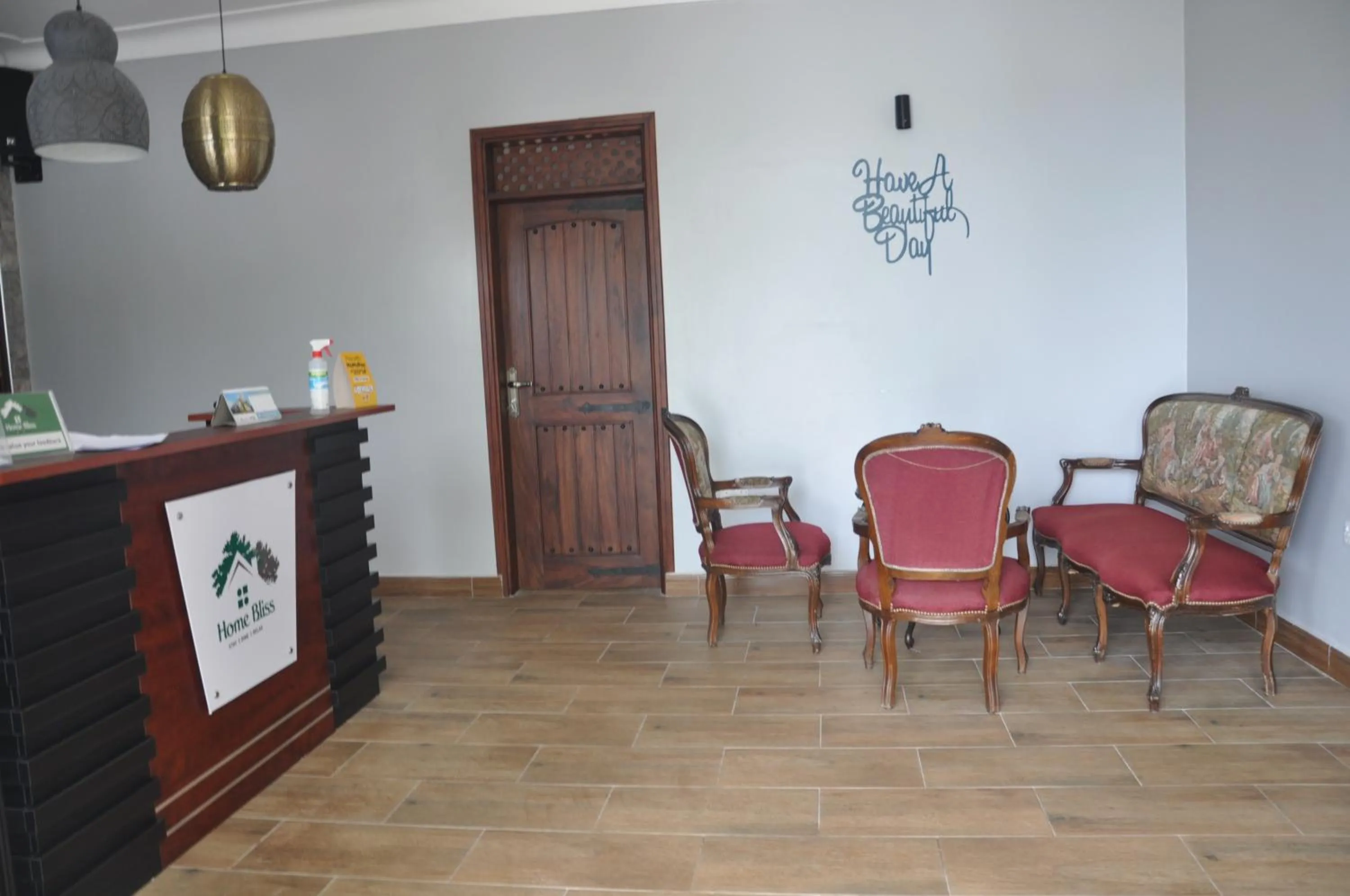 Lobby or reception in Home Bliss Hotel- Fort portal Uganda