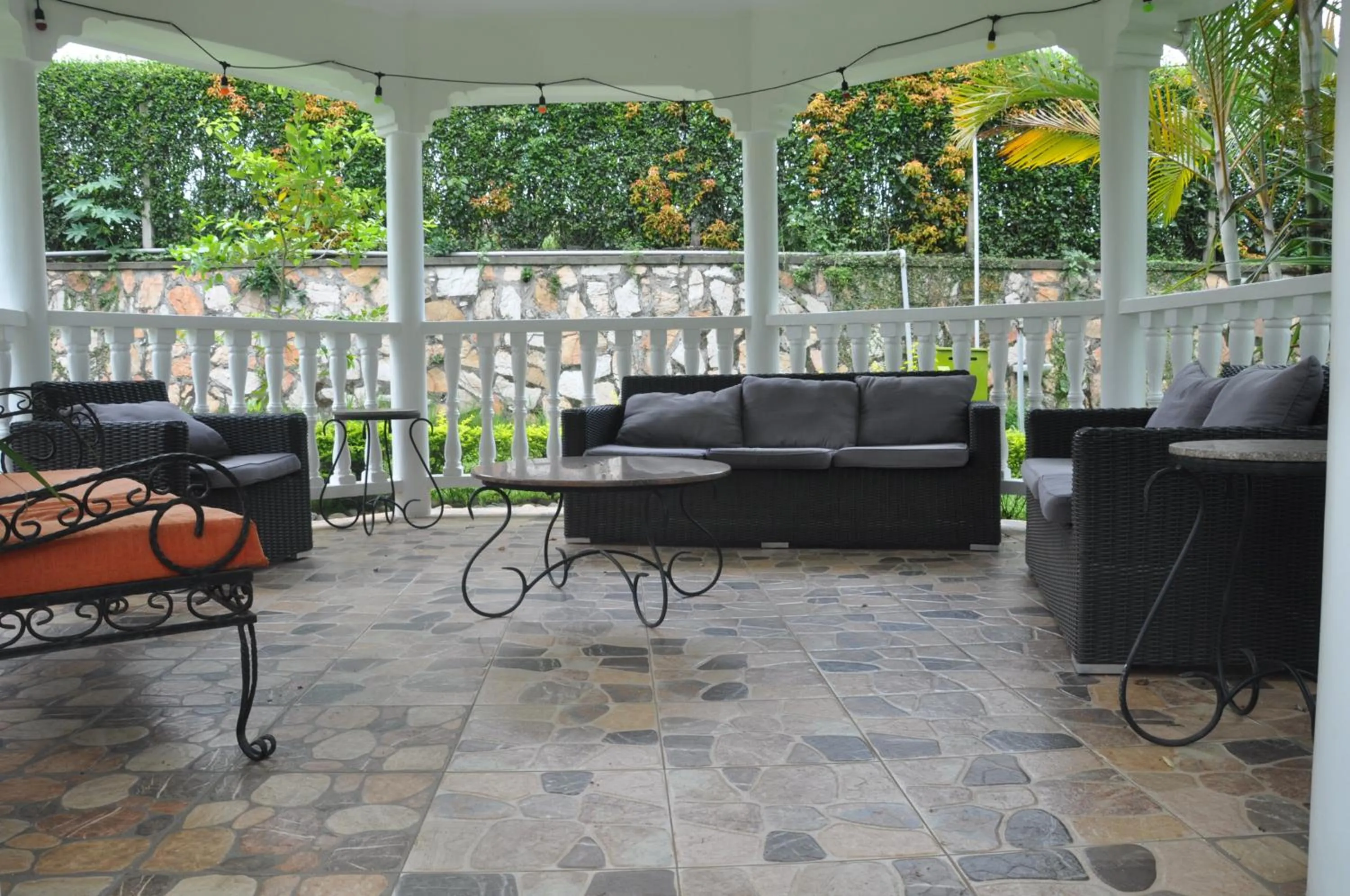Patio in Home Bliss Hotel- Fort portal Uganda