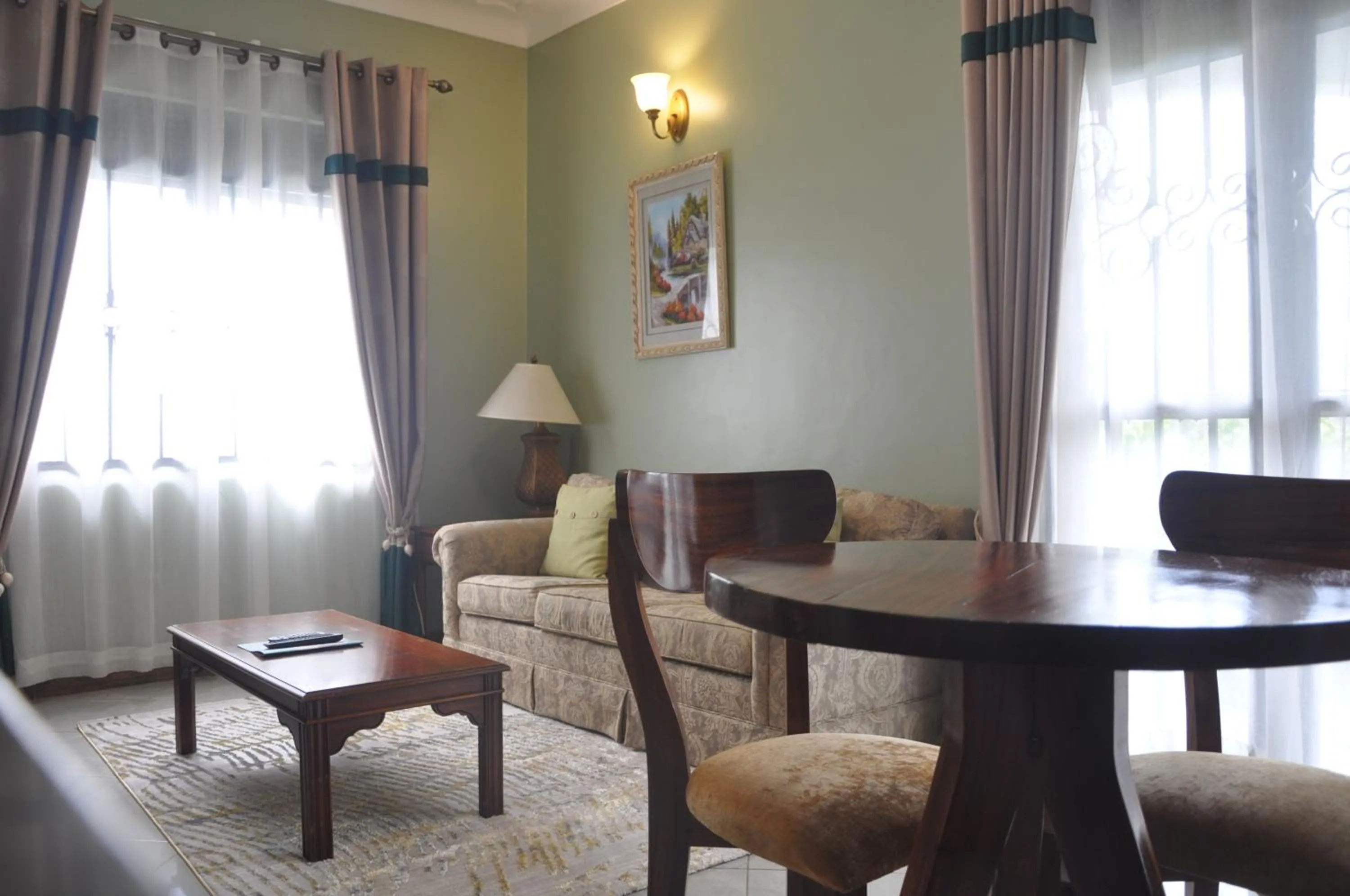 Living room in Home Bliss Hotel- Fort portal Uganda