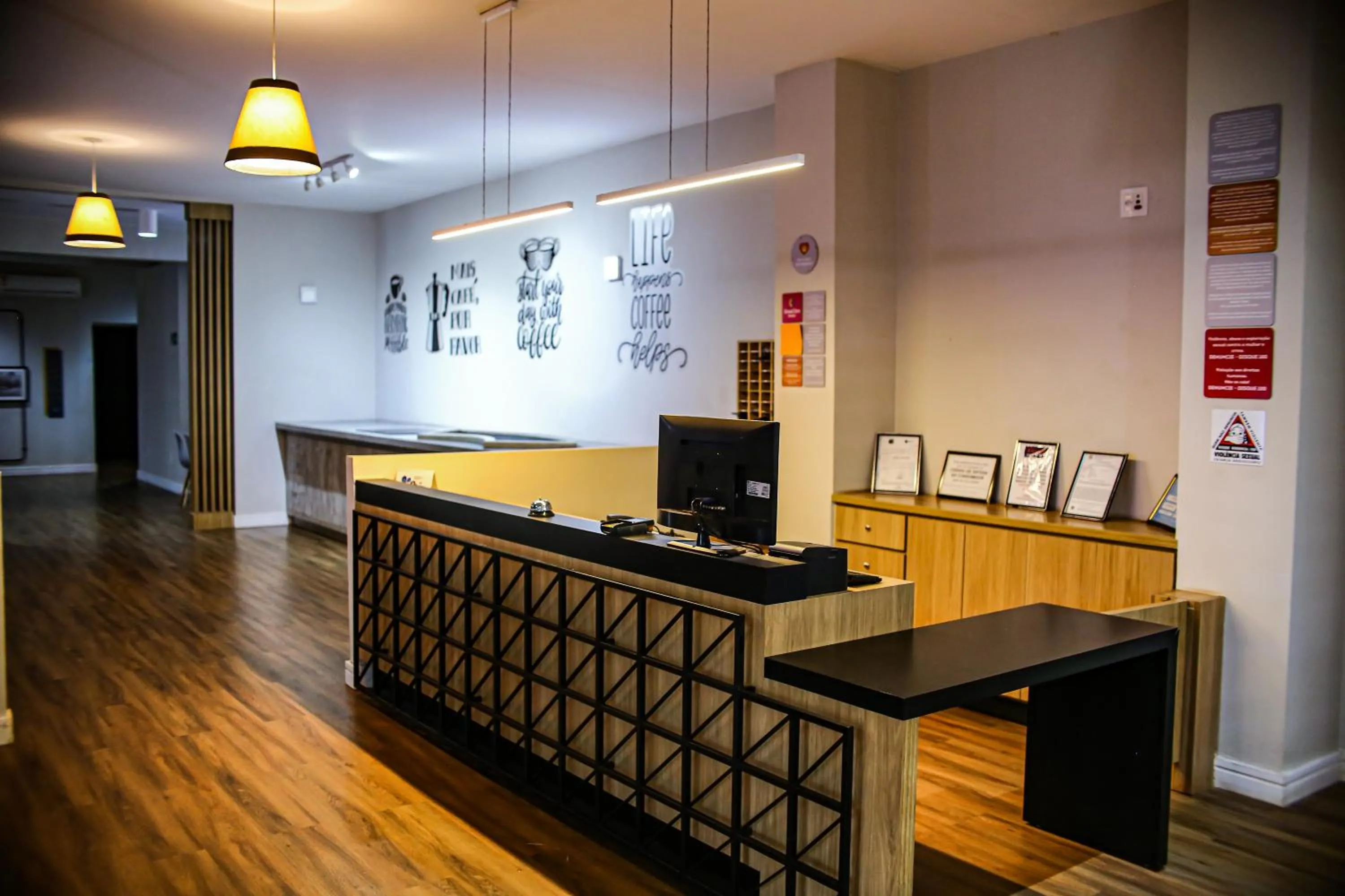 Lobby or reception in Hotel Graal Inn Uberaba