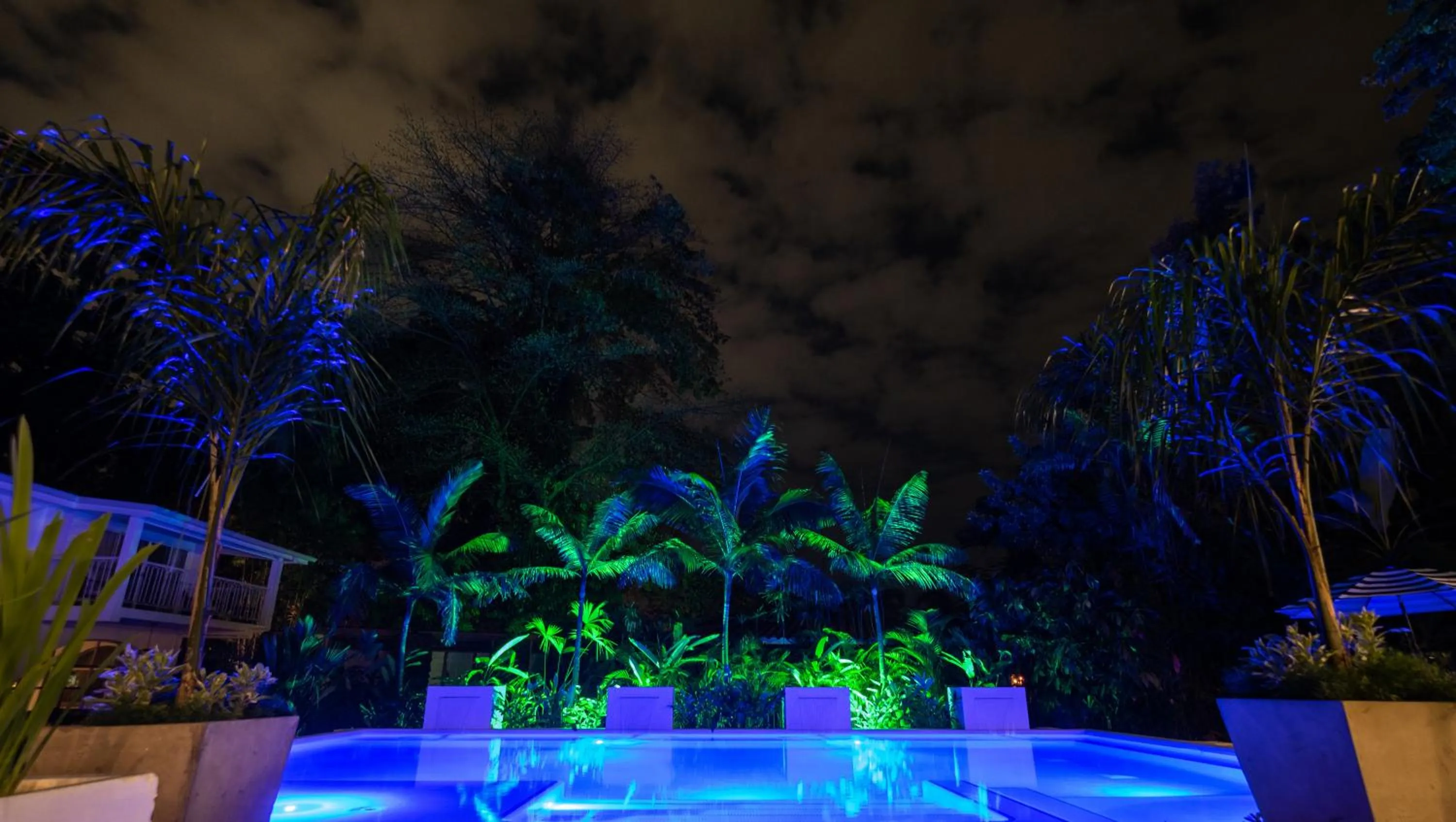 Pool view in Angeli Gardens Boutique Hotel