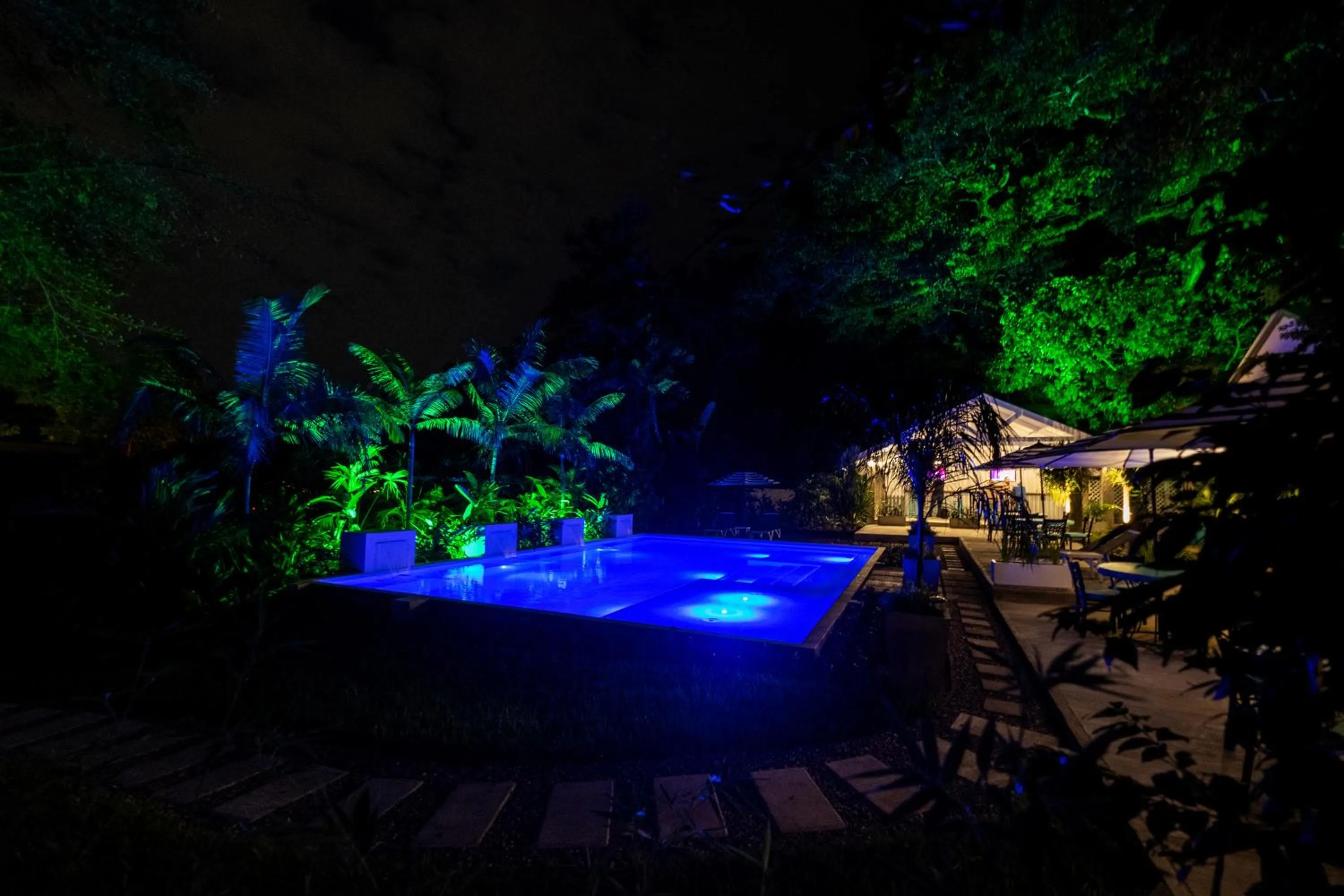 Pool view in Angeli Gardens Boutique Hotel