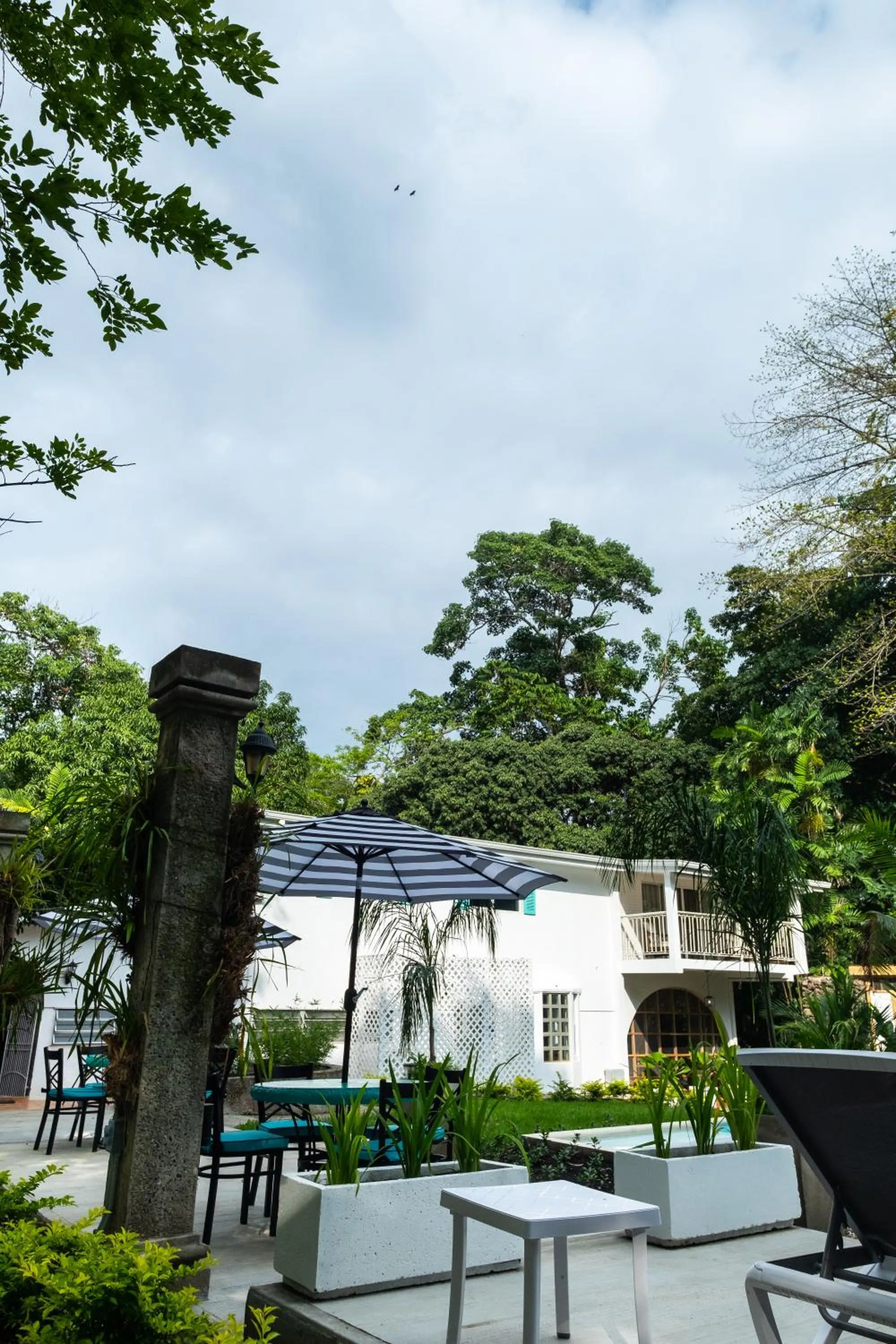 Patio in Angeli Gardens Boutique Hotel