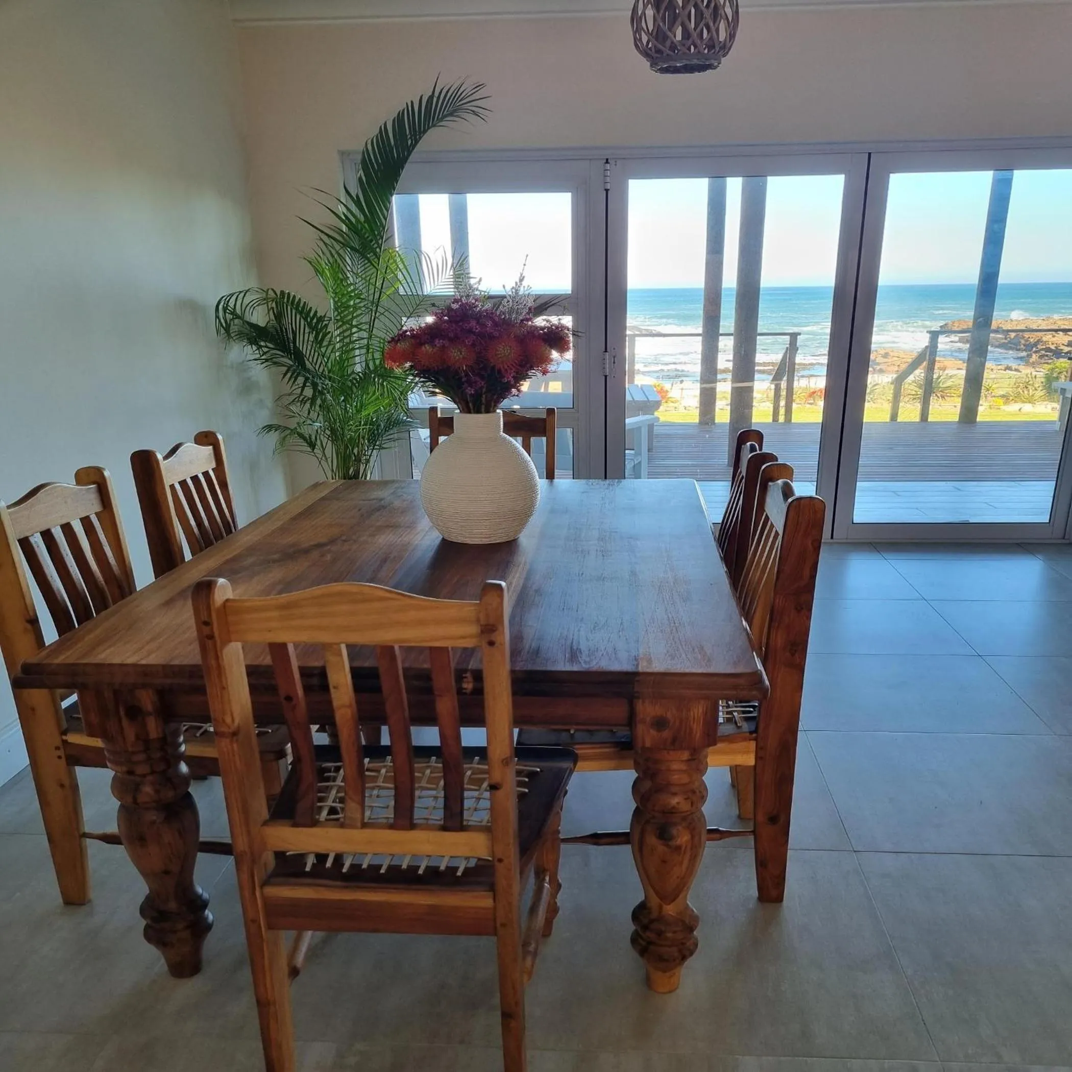 Dining area in Lambertsbay Beachfront