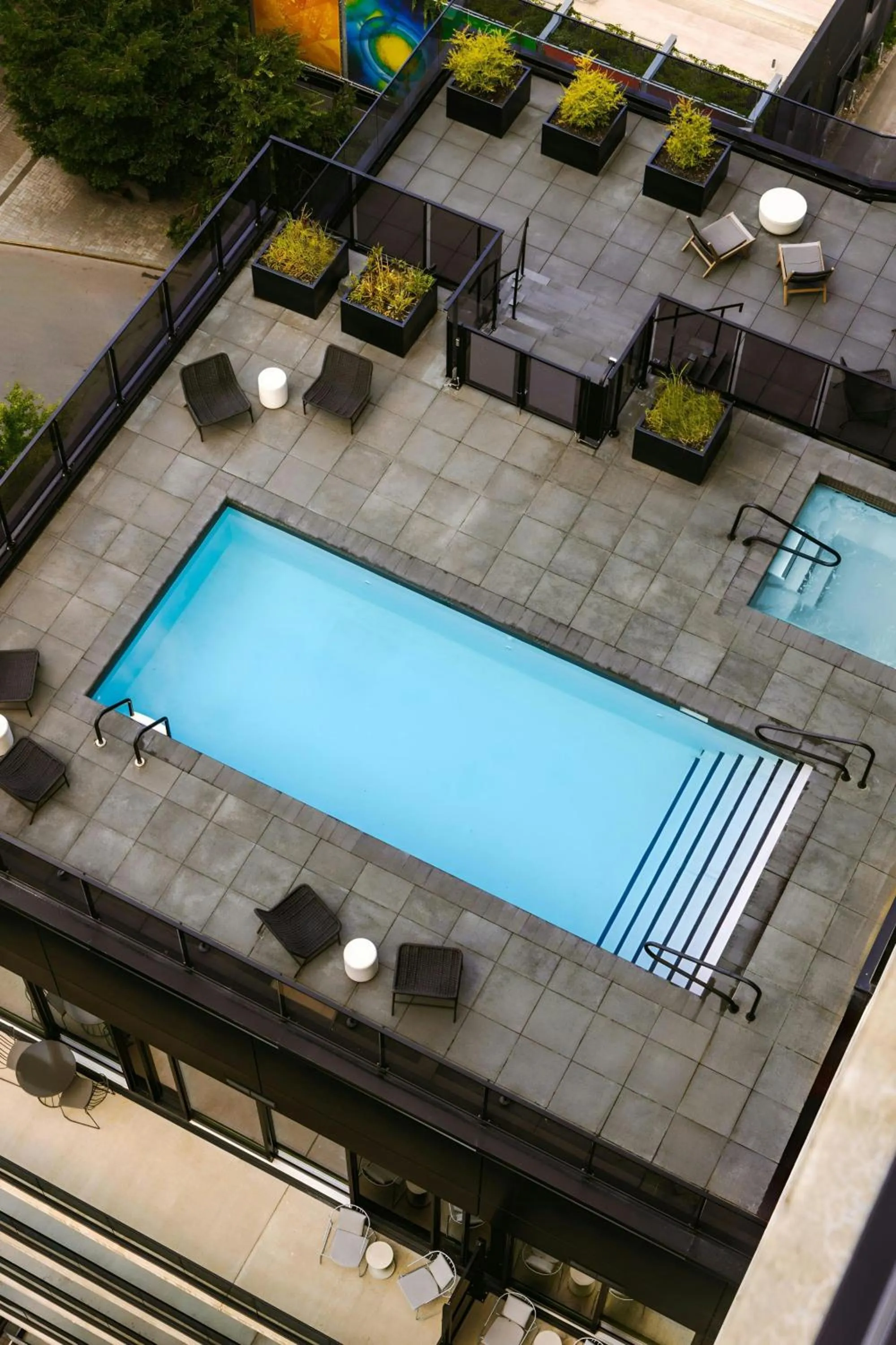 Swimming pool in Sonder by Marriott Bonvoy Maisonneuve Apartments Downtown