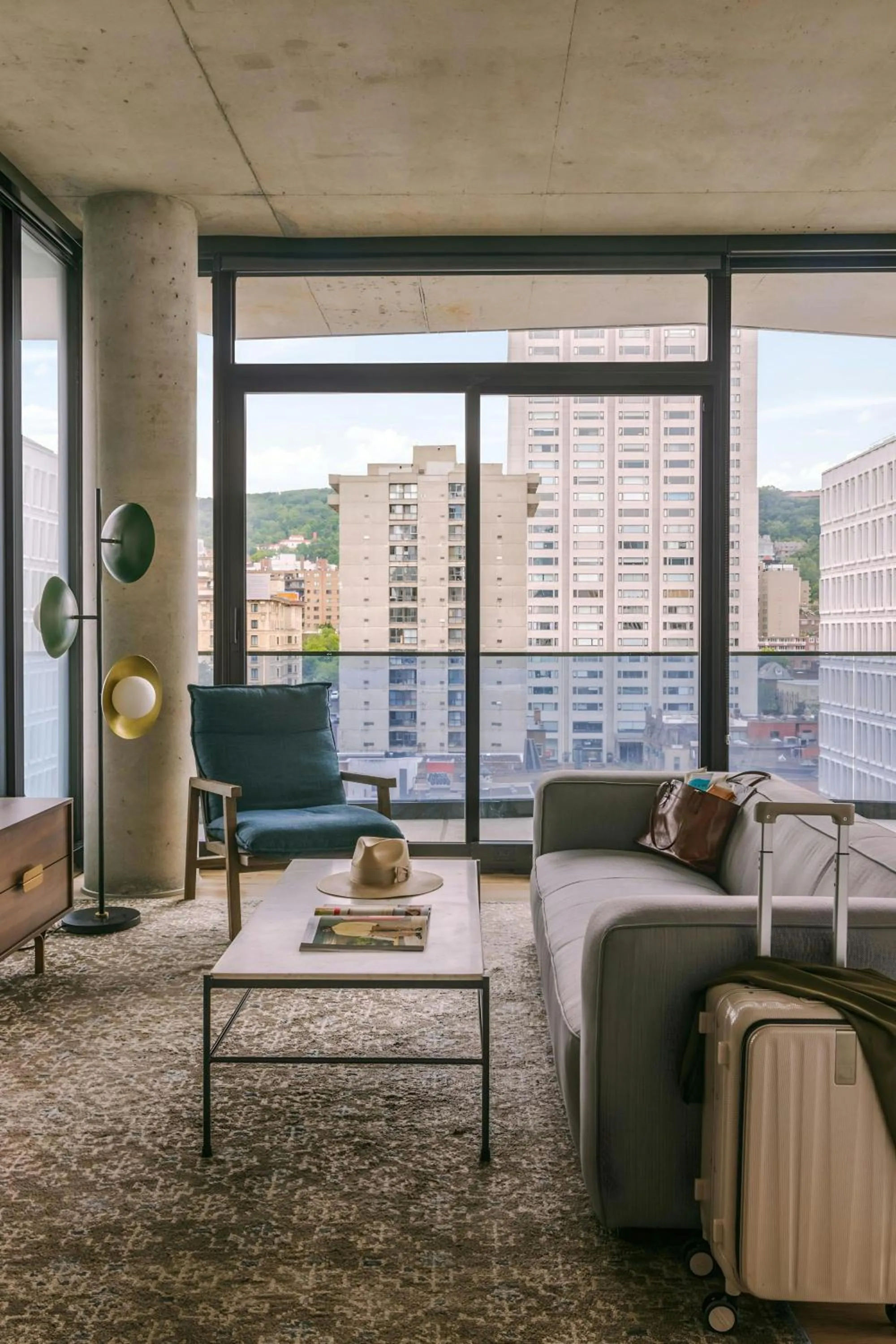 Living room in Sonder by Marriott Bonvoy Maisonneuve Apartments Downtown