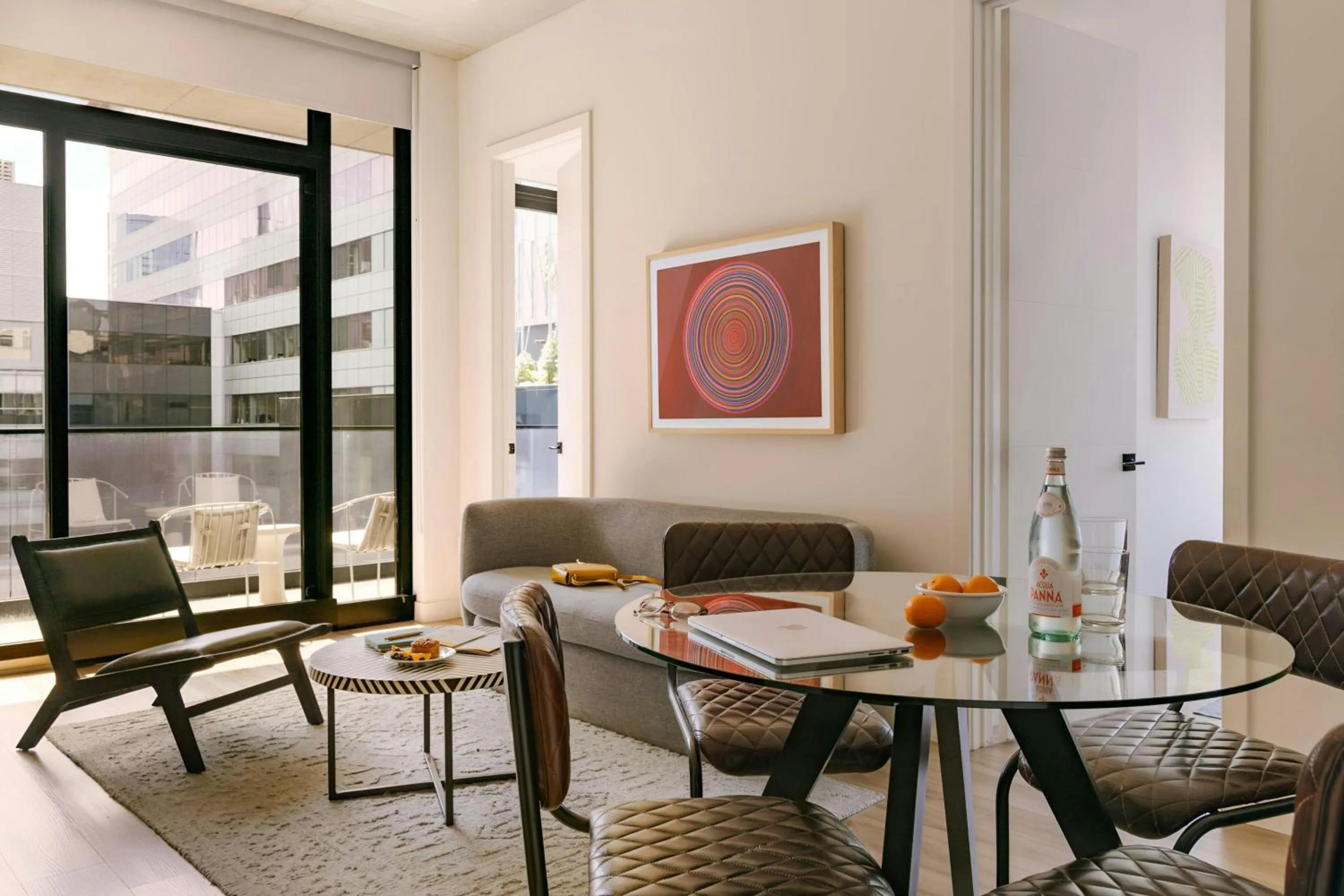 Living room in Sonder by Marriott Bonvoy Maisonneuve Apartments Downtown