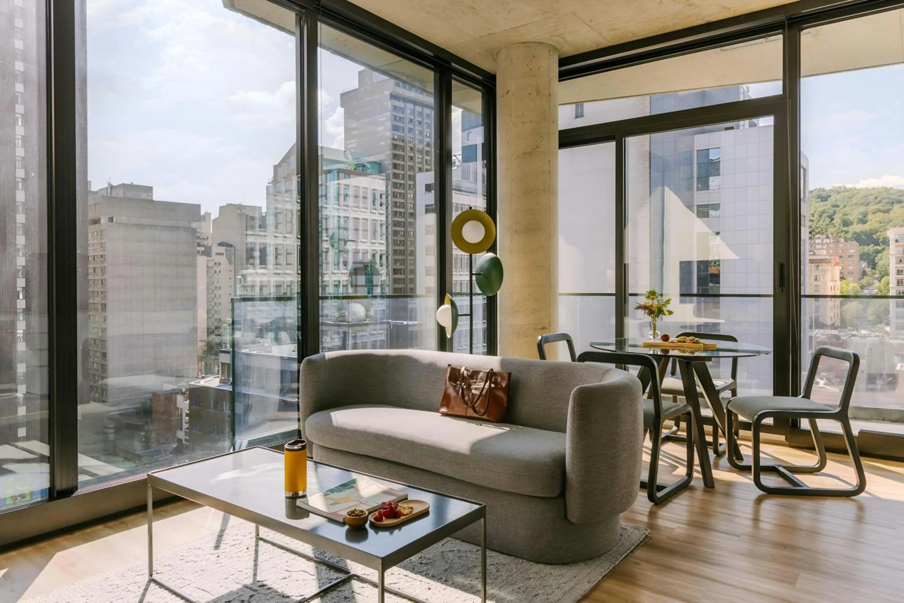 Living room in Sonder by Marriott Bonvoy Maisonneuve Apartments Downtown