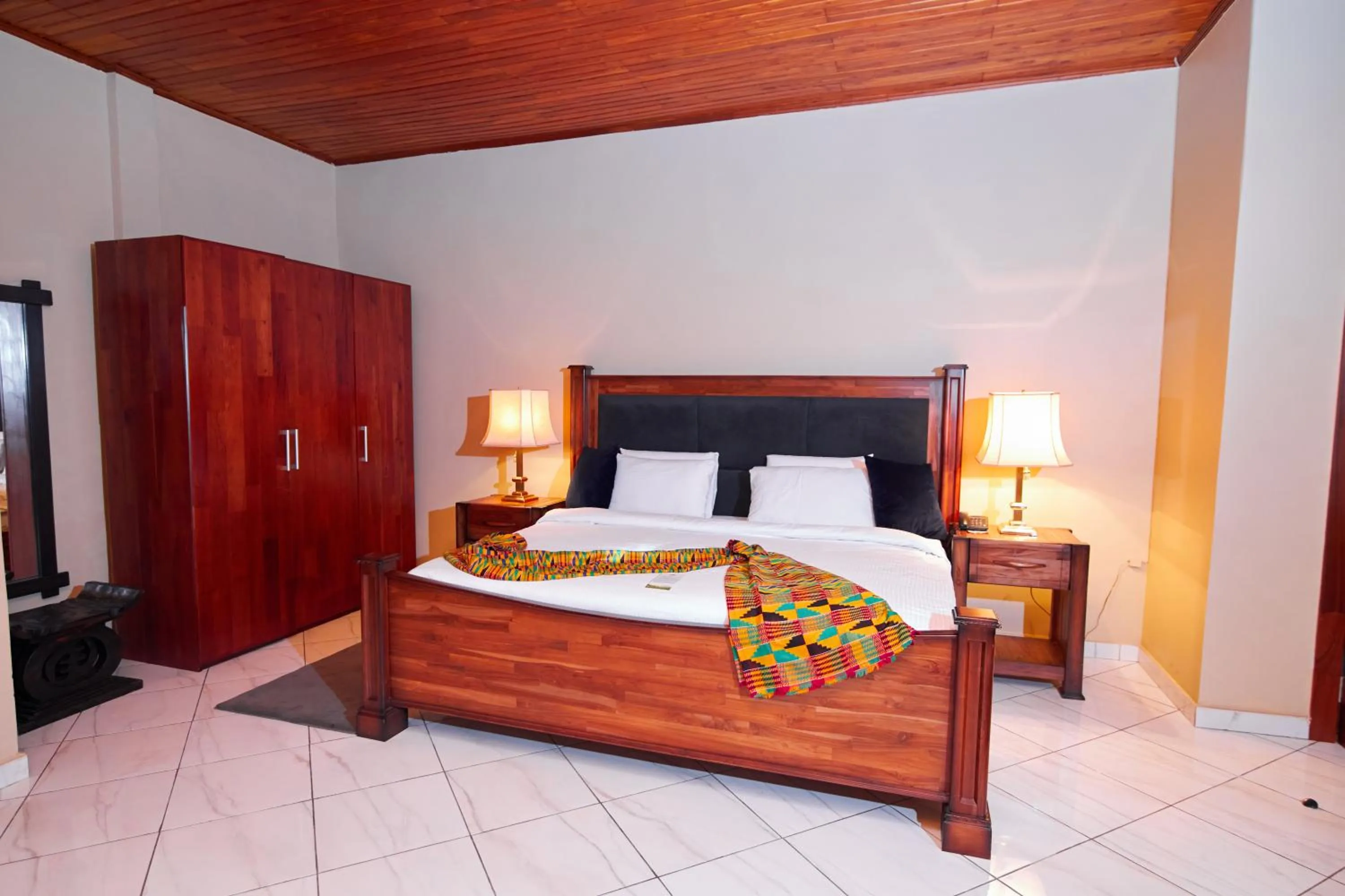 Photo of the whole room, Bed in The Haven Boutique Hotel