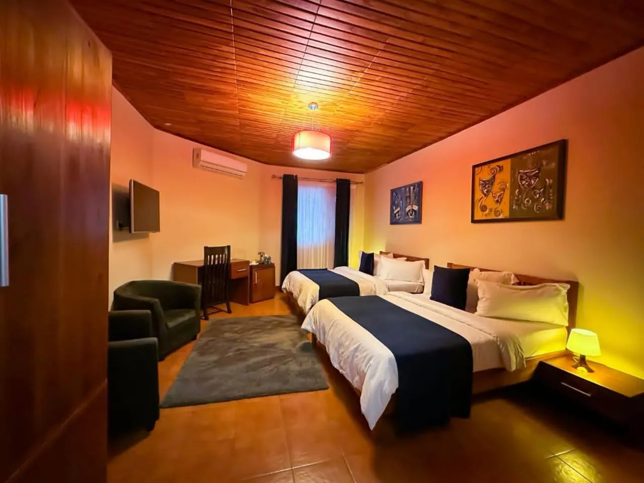 Bed in The Haven Boutique Hotel