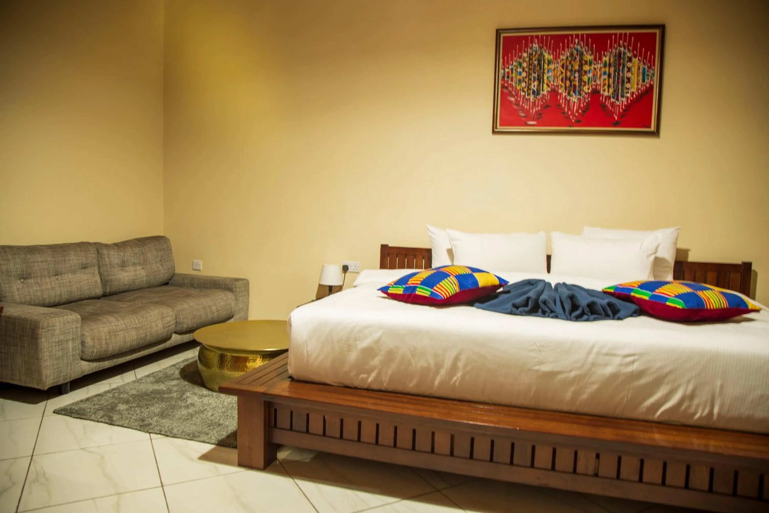 Bed in The Haven Boutique Hotel