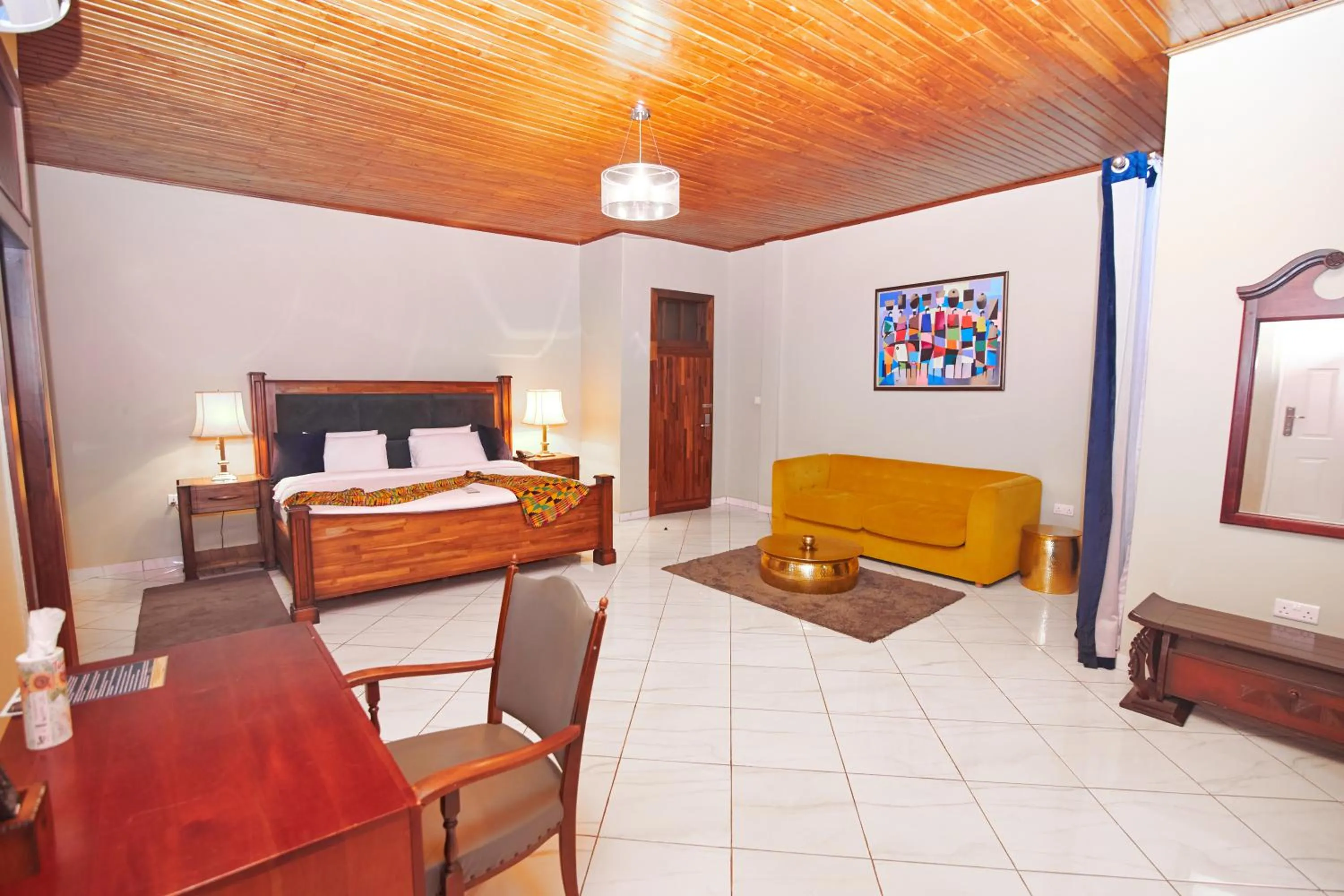 Bed in The Haven Boutique Hotel