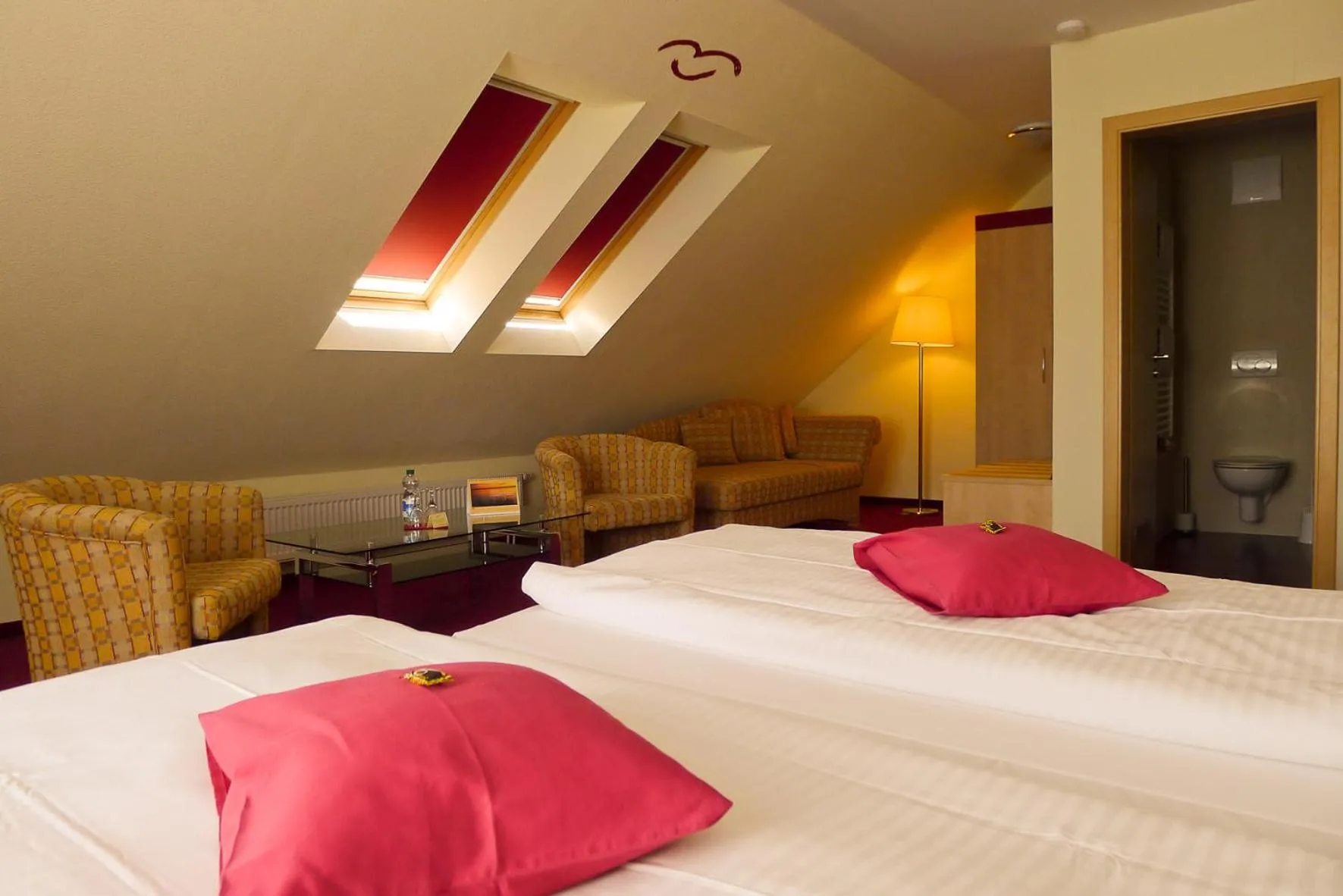 Bed in Seehotel Weit Meer