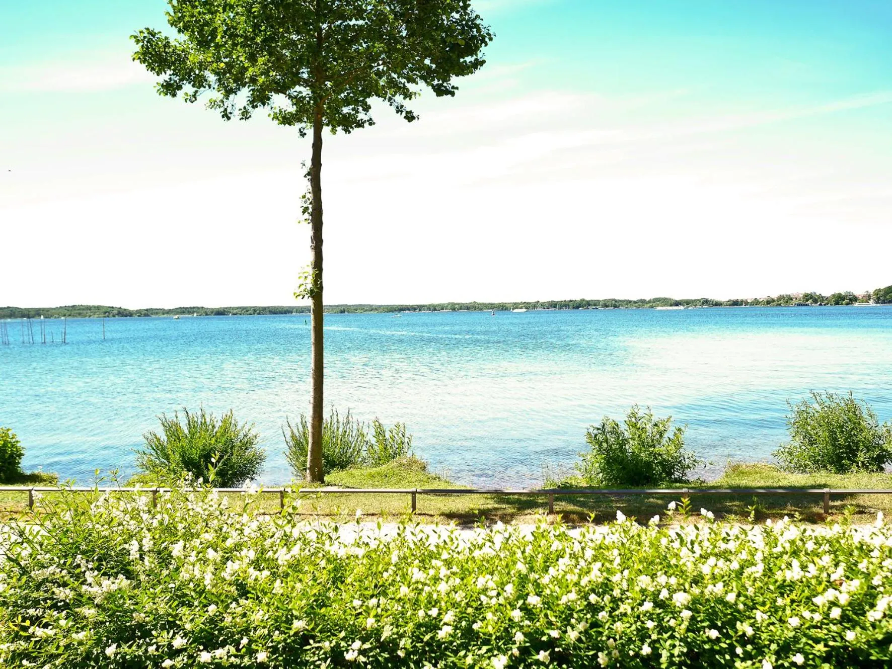 Lake view in Seehotel Weit Meer