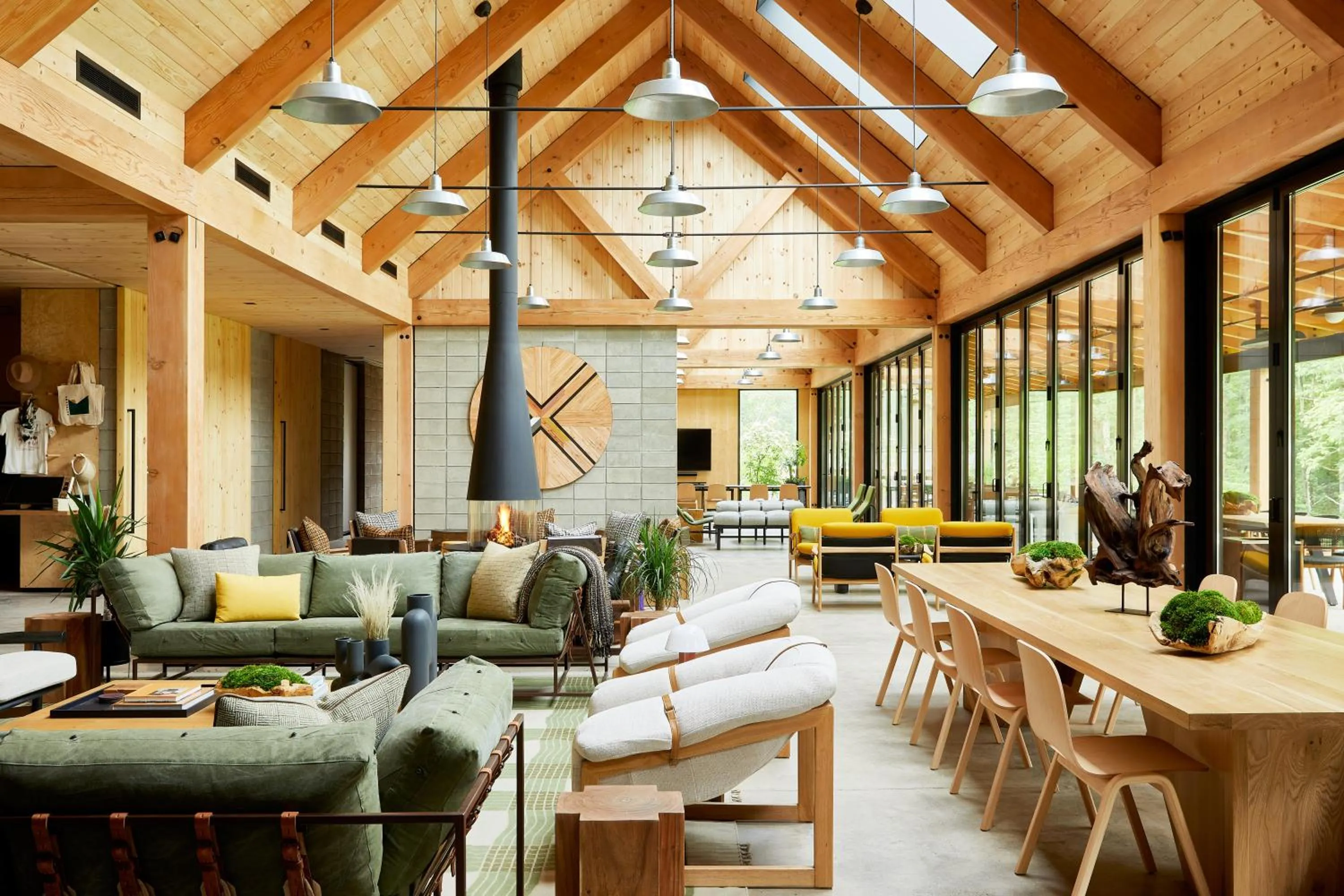 Lobby or reception in AutoCamp Catskills