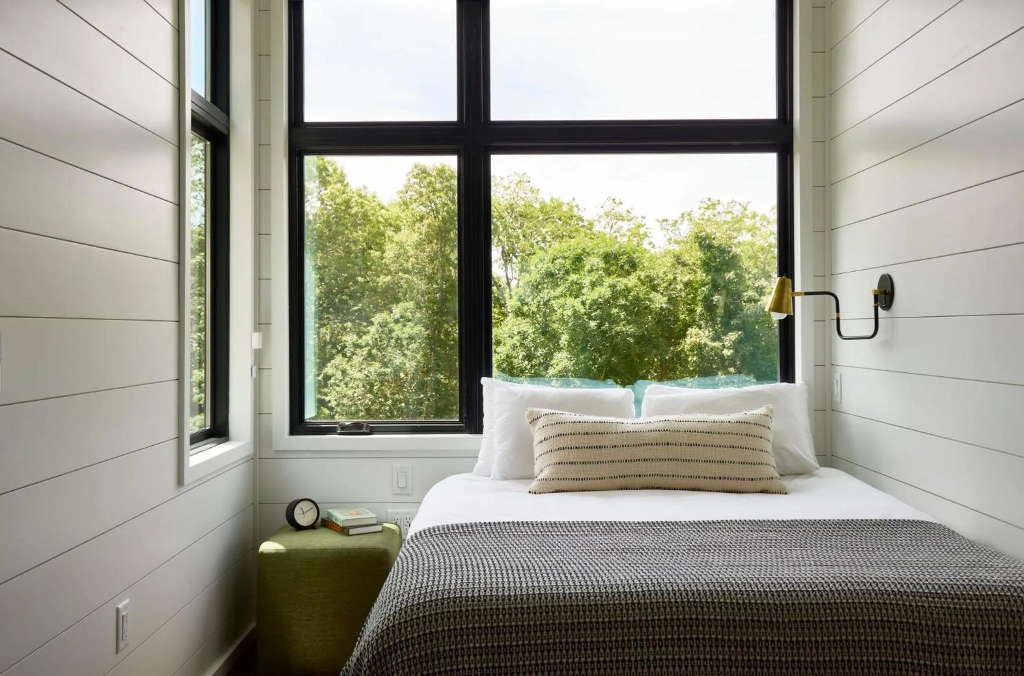 Bed in AutoCamp Catskills